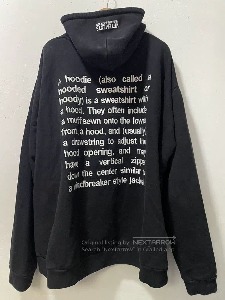Vetements Vetements Hooded Sweatshirt Size US M / EU 48-50 / 2 - 7 Thumbnail