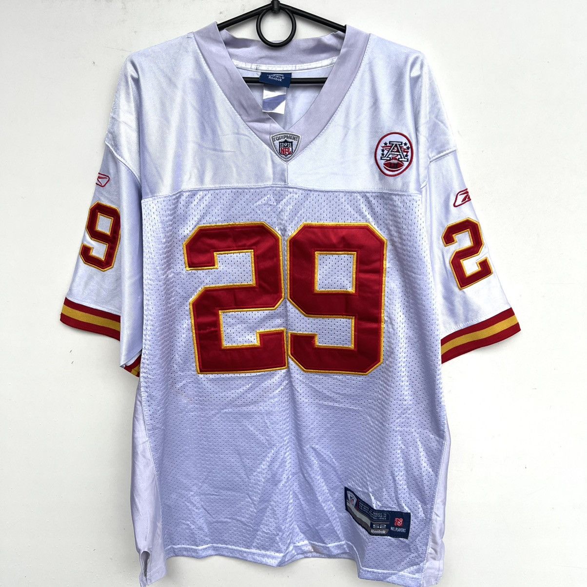 Reebok NFL KANSAS CITY CHIEFS AMERICAN FOOTBALL SHIRT 29 Berry Size US L / EU 52-54 / 3 - 1 Thumbnail