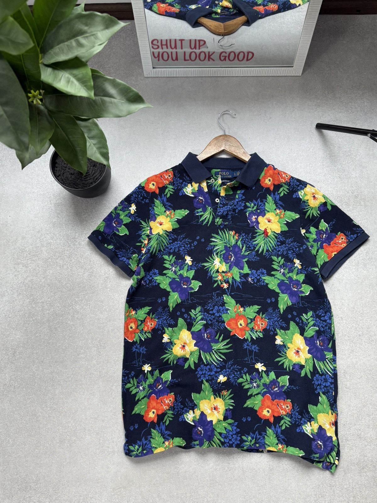 Polo Ralph Lauren Polo Ralph Lauren Hawaiian Polo Shirt Men's Aloha Floral Size US L / EU 52-54 / 3 - 3 Thumbnail