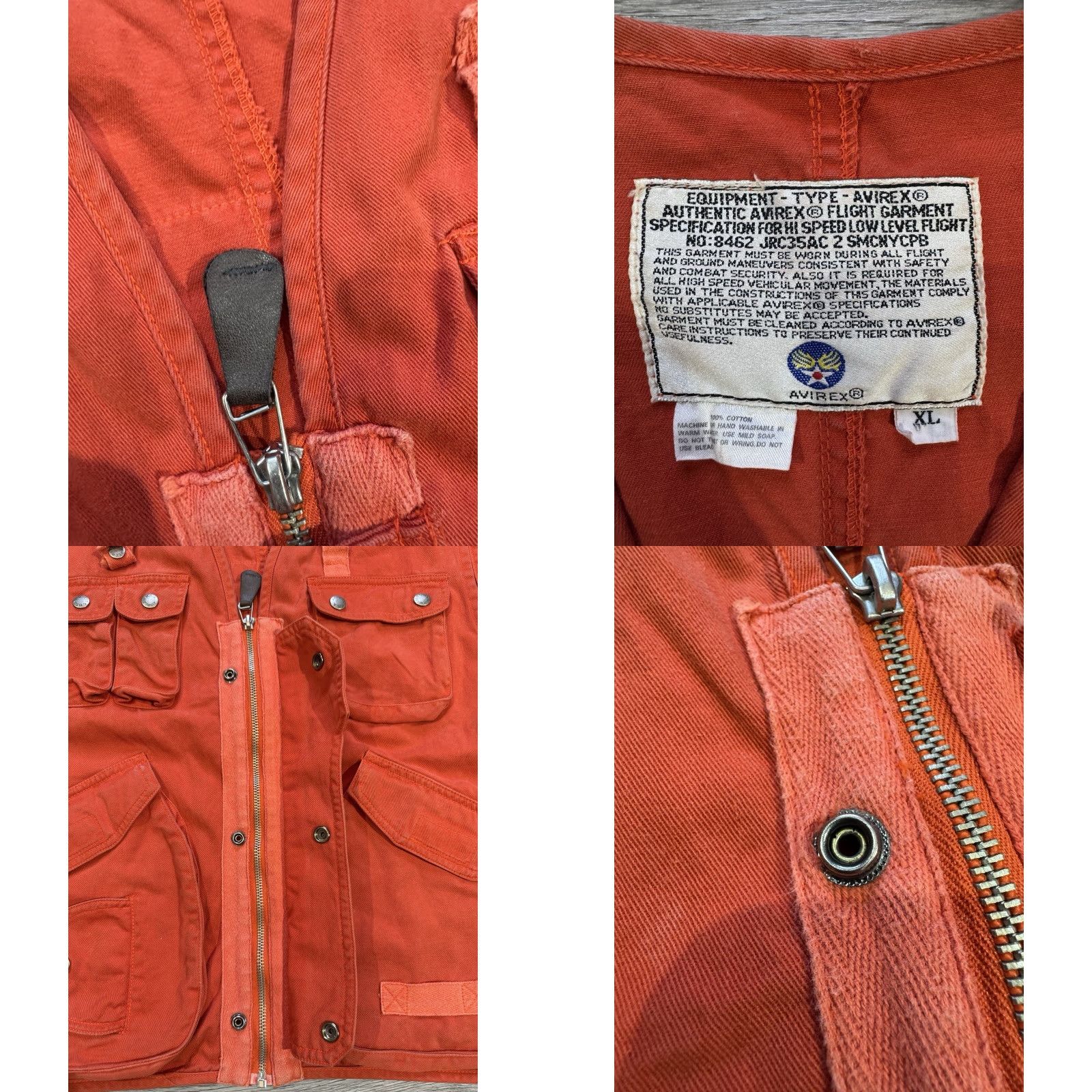 Avirex VINTAGE Avirex Flight Vest Military Jacket Shirt? Size US XL / EU 56 / 4 - 9 Thumbnail