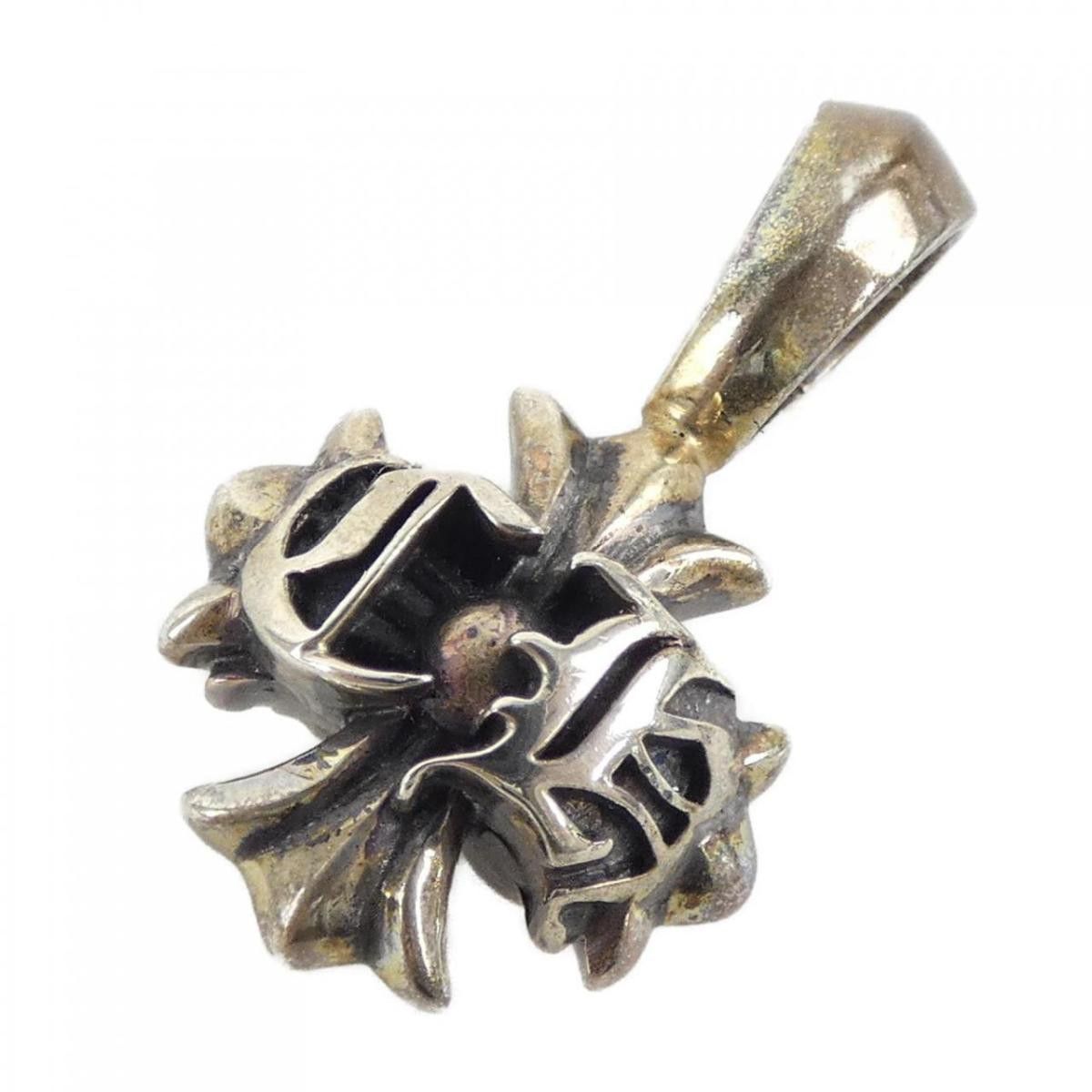 image of Chrome Hearts Ch Pendant in Silver, Men's