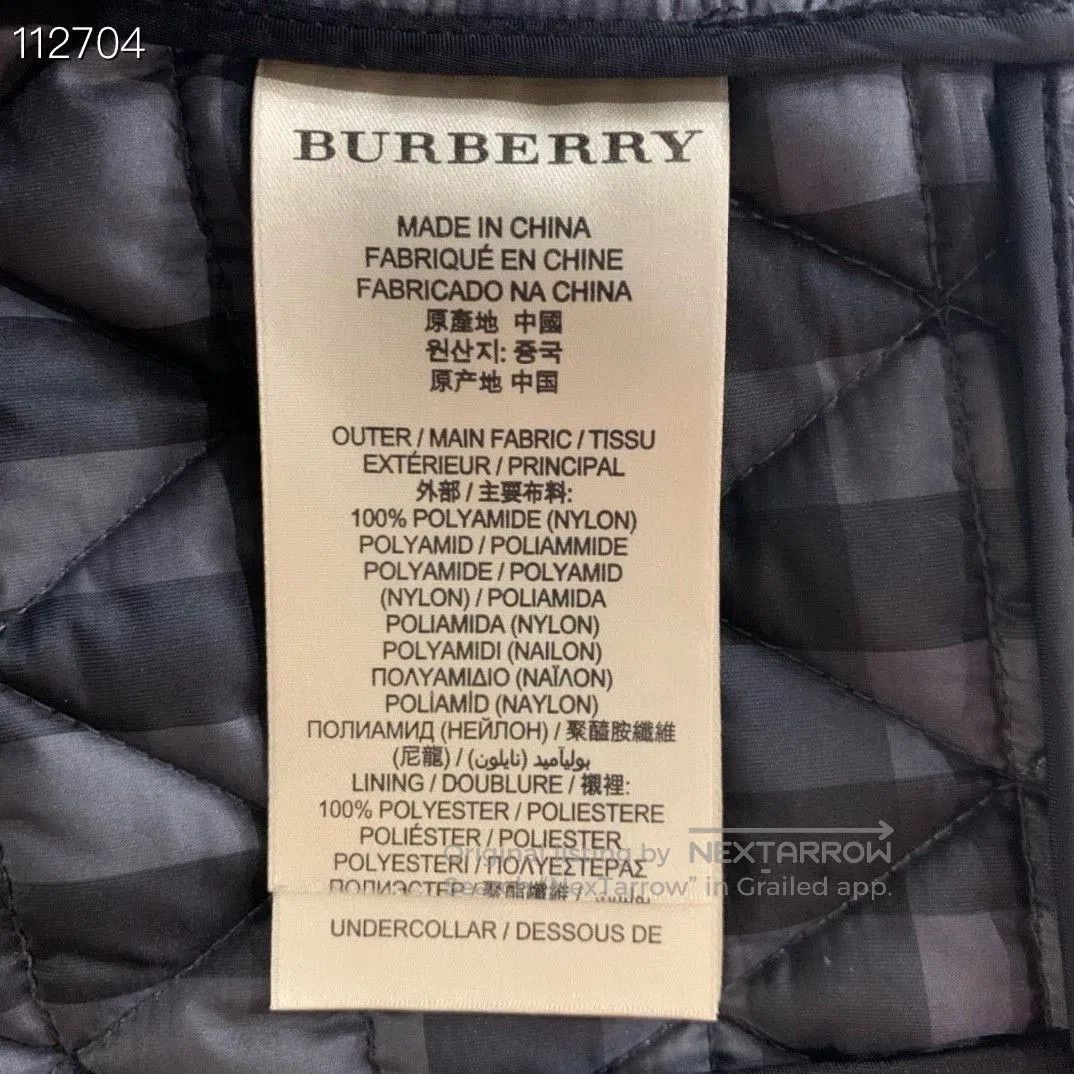 Burberry Burberry 073050 v25 Blue Padded Coat. Size XS / US 0-2 / IT 36-38 - 5 Thumbnail
