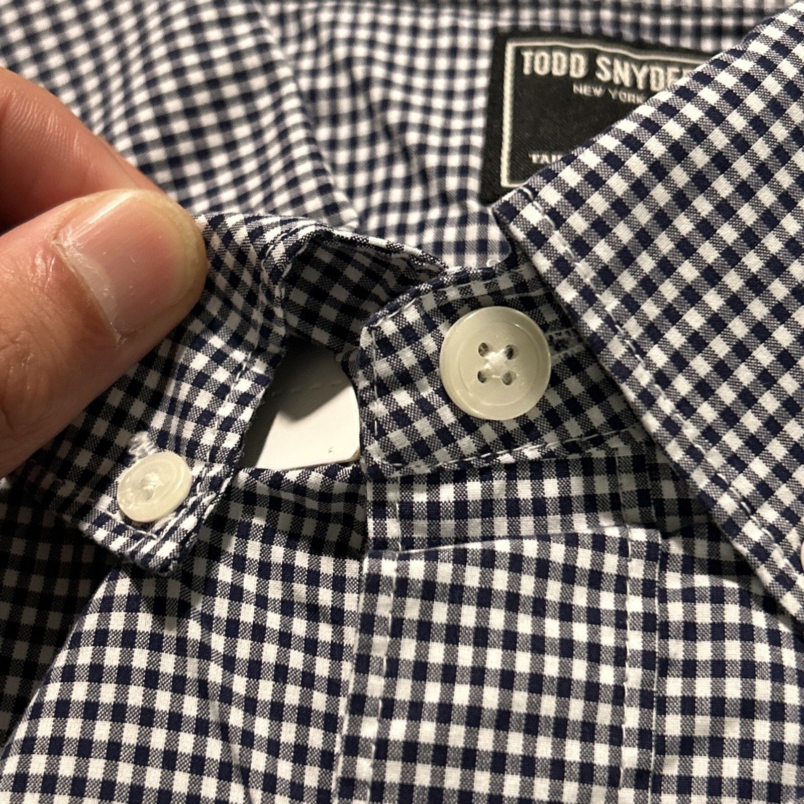 Todd Snyder Todd Snyder Button Up Shirt Mens XL Gingham Long sleeve Size US XL / EU 56 / 4 - 11 Thumbnail