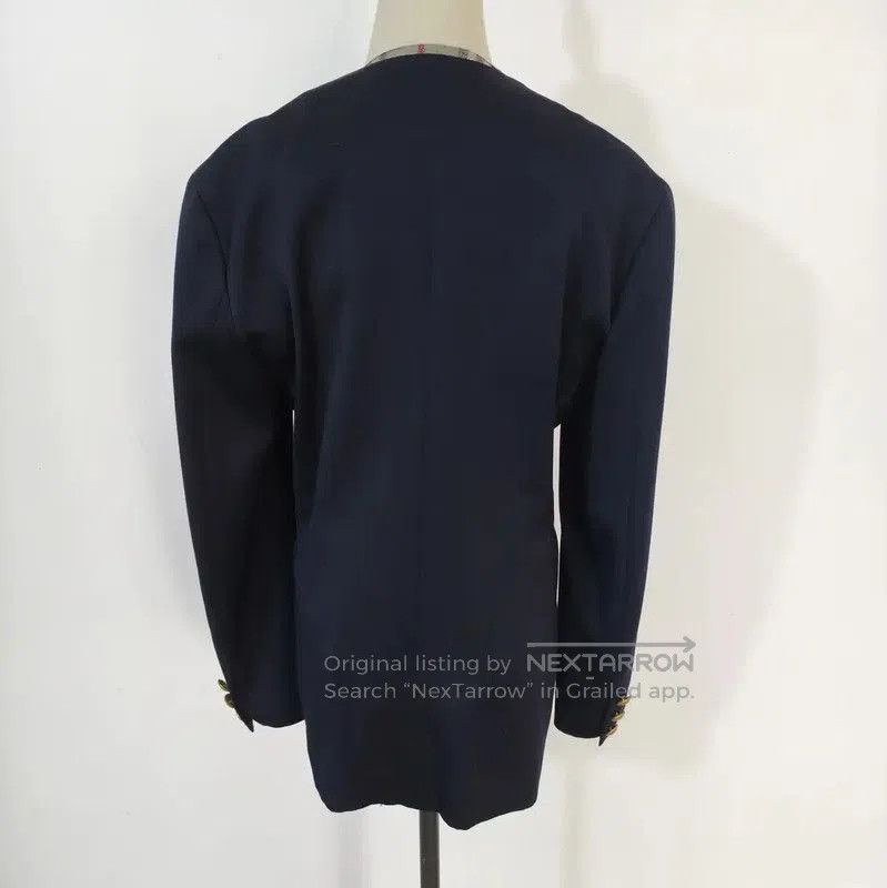 Dior Dior Women's Blue Wool Long Sleeve Cardigan . Size M / US 6-8 / IT 42-44 - 4 Thumbnail