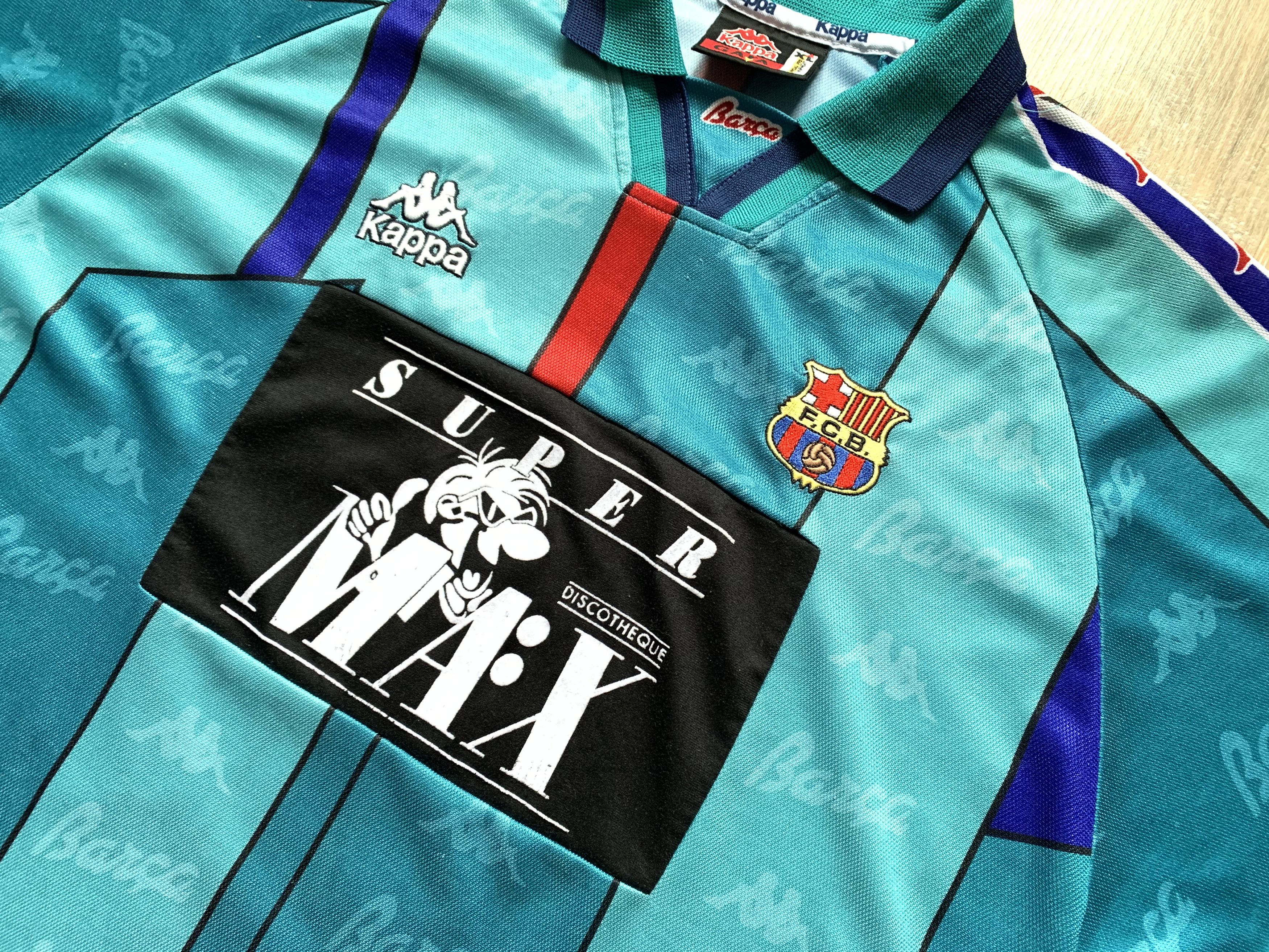 Kappa Rare Kappa Barcelona Away Shirt #11 TSV Dasing Size US XL / EU 56 / 4 - 4 Thumbnail