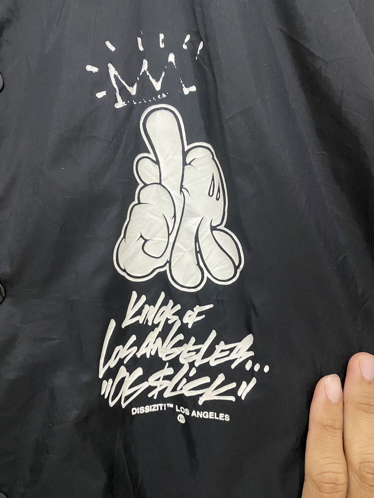 Dissizit × Japanese Brand Dissizit Liberty Or Death Big Logo Coach Jacket Size US L / EU 52-54 / 3 - 4 Thumbnail