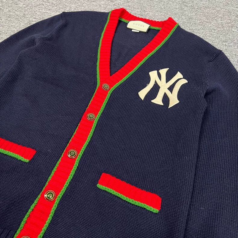 Gucci Gucci MLB co-branded knitted cardigan 2504-Nextarrow Size S / US 4 / IT 40 - 3 Thumbnail
