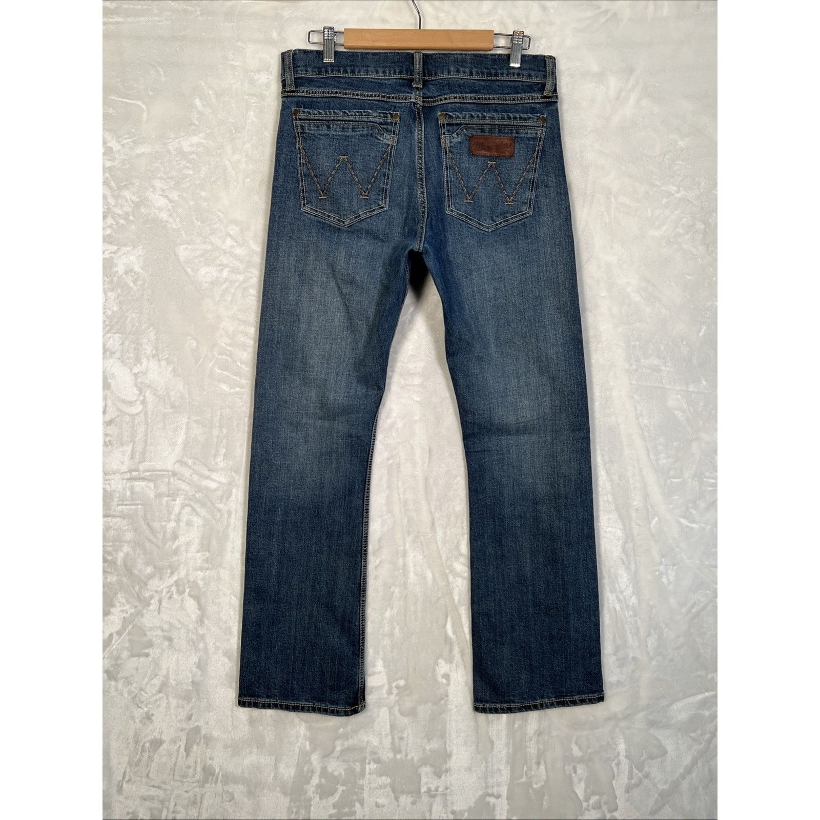 Wrangler Wrangler Jeans Mens 32x34 Retro Slim Boot Leg Blue Denim Size US 32 / EU 48 - 15 Thumbnail
