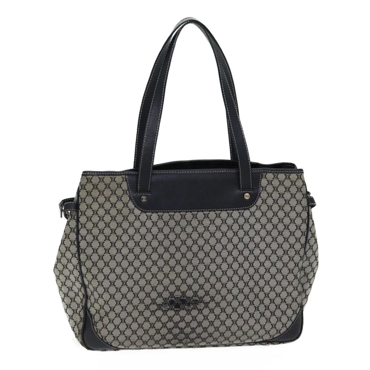 Celine CELINE Macadam Canvas Hand Bag Gray Size ONE SIZE - 1 Thumbnail