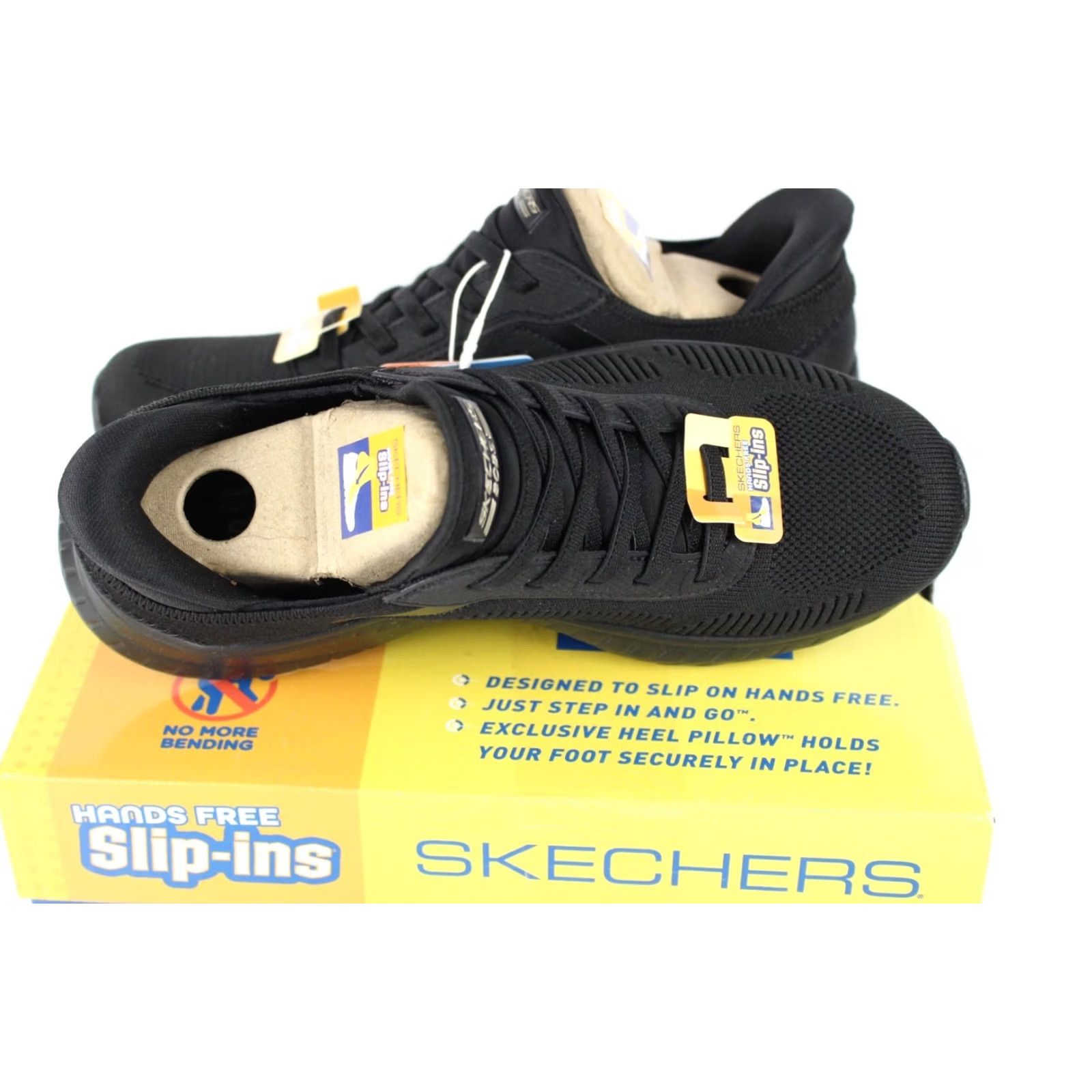 SKECHERS Skechers Women's Slip-ins BOBS Sport Squad Chaos Current Muse 7 Black Shoes, Slip-On, Sneakers, Walking, Skechers BOBS, Women's Ballistic* Size US 4 / IT 34 - 3 Thumbnail