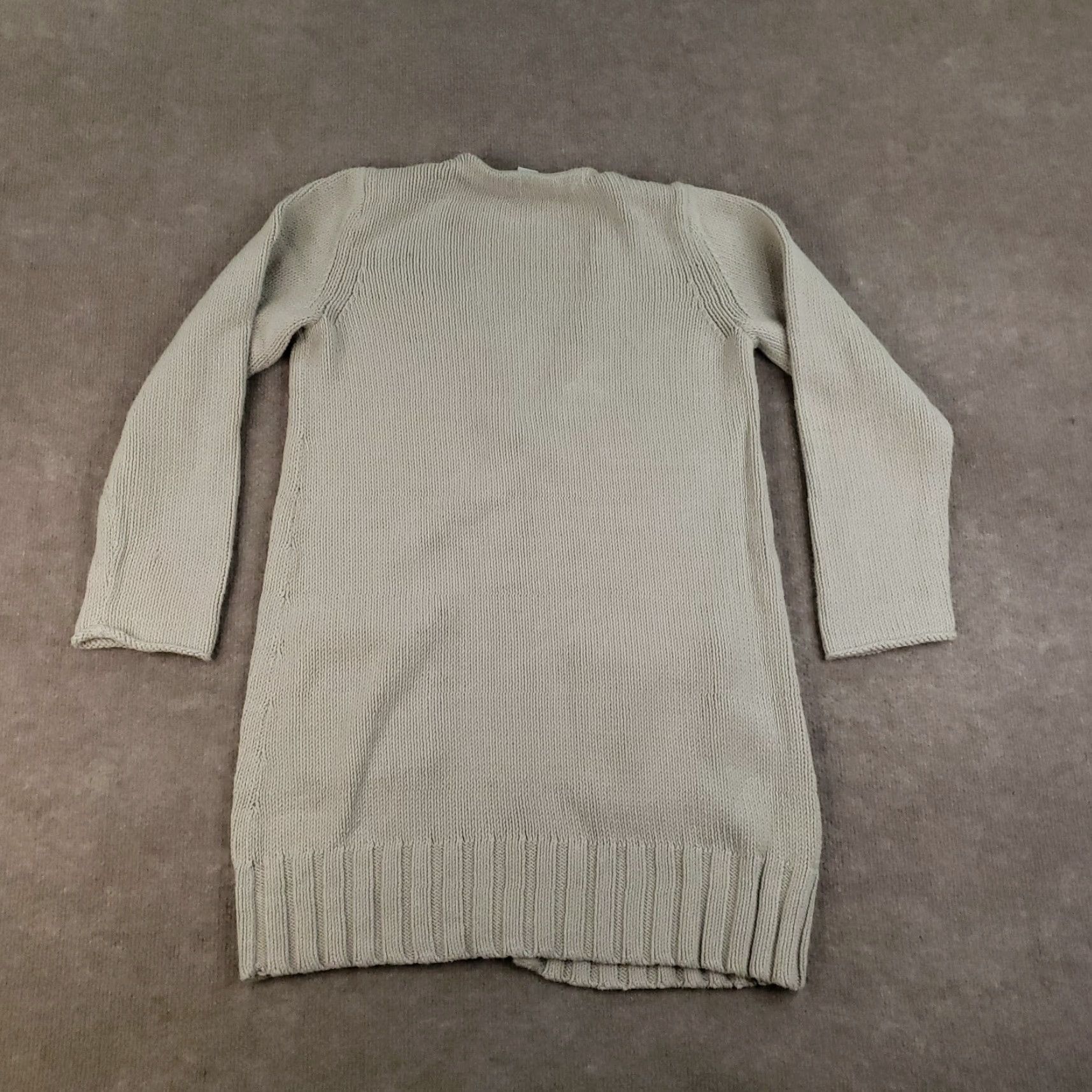 The Territory Ahead Territory Ahead Cardigan Womens Medium Beige Knit Pockets Button Size M / US 6-8 / IT 42-44 - 7 Thumbnail