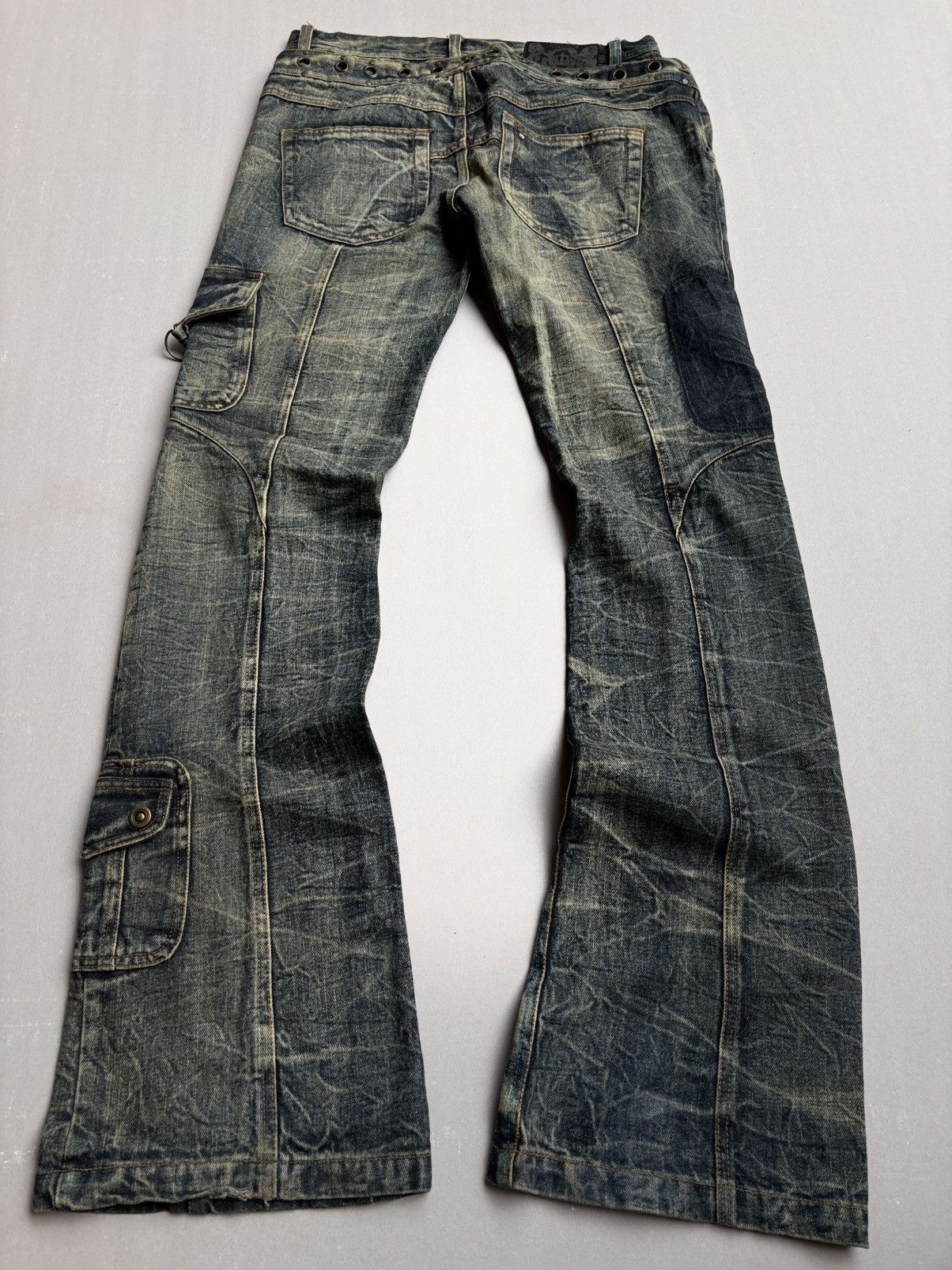 LOWBOX Lace-up flare jeans Size US 29 - 6 Thumbnail