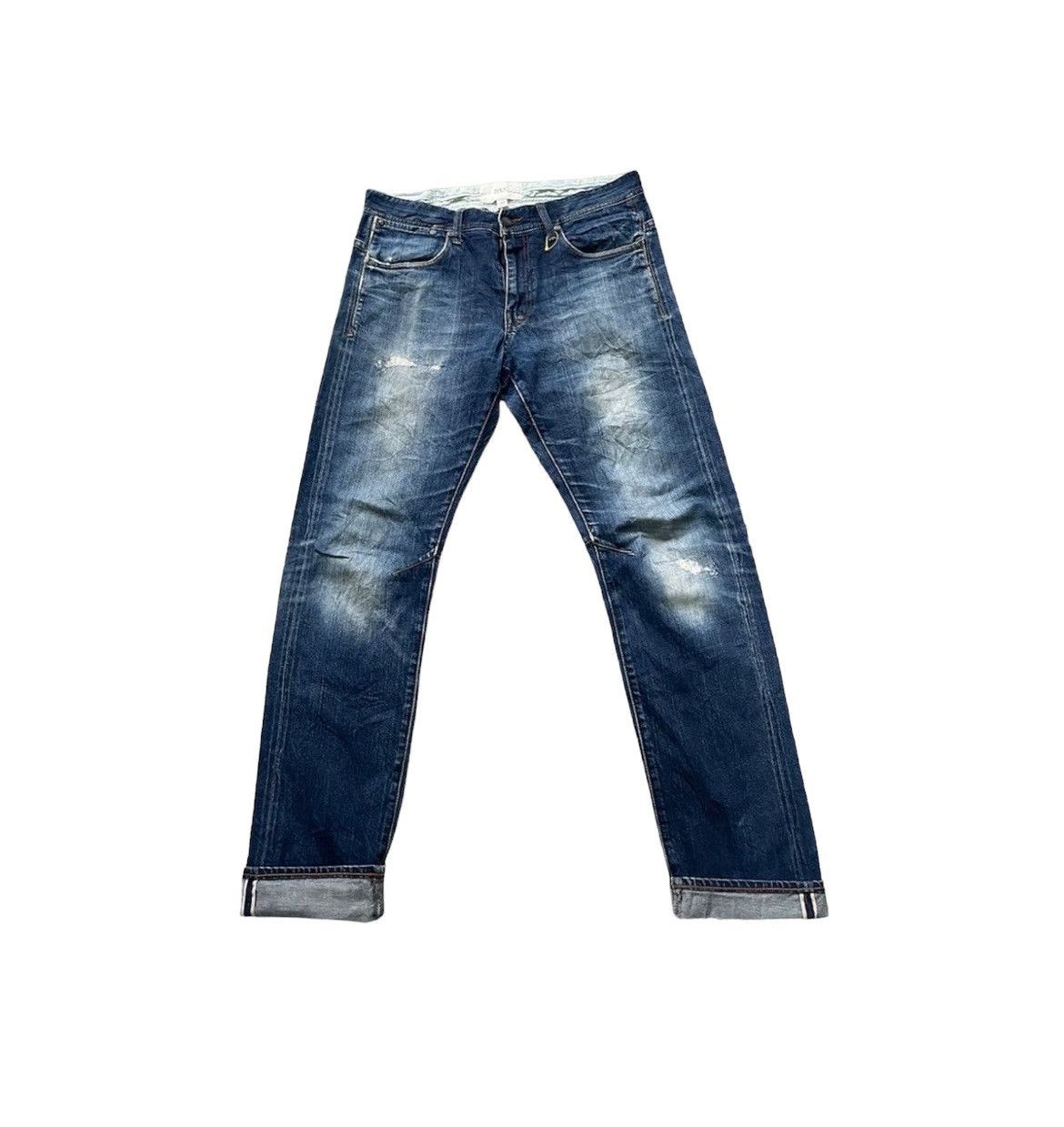 Japanese Brand And A Selvedge Aging & Rework Denim Size US 32 / EU 48 - 1 Thumbnail