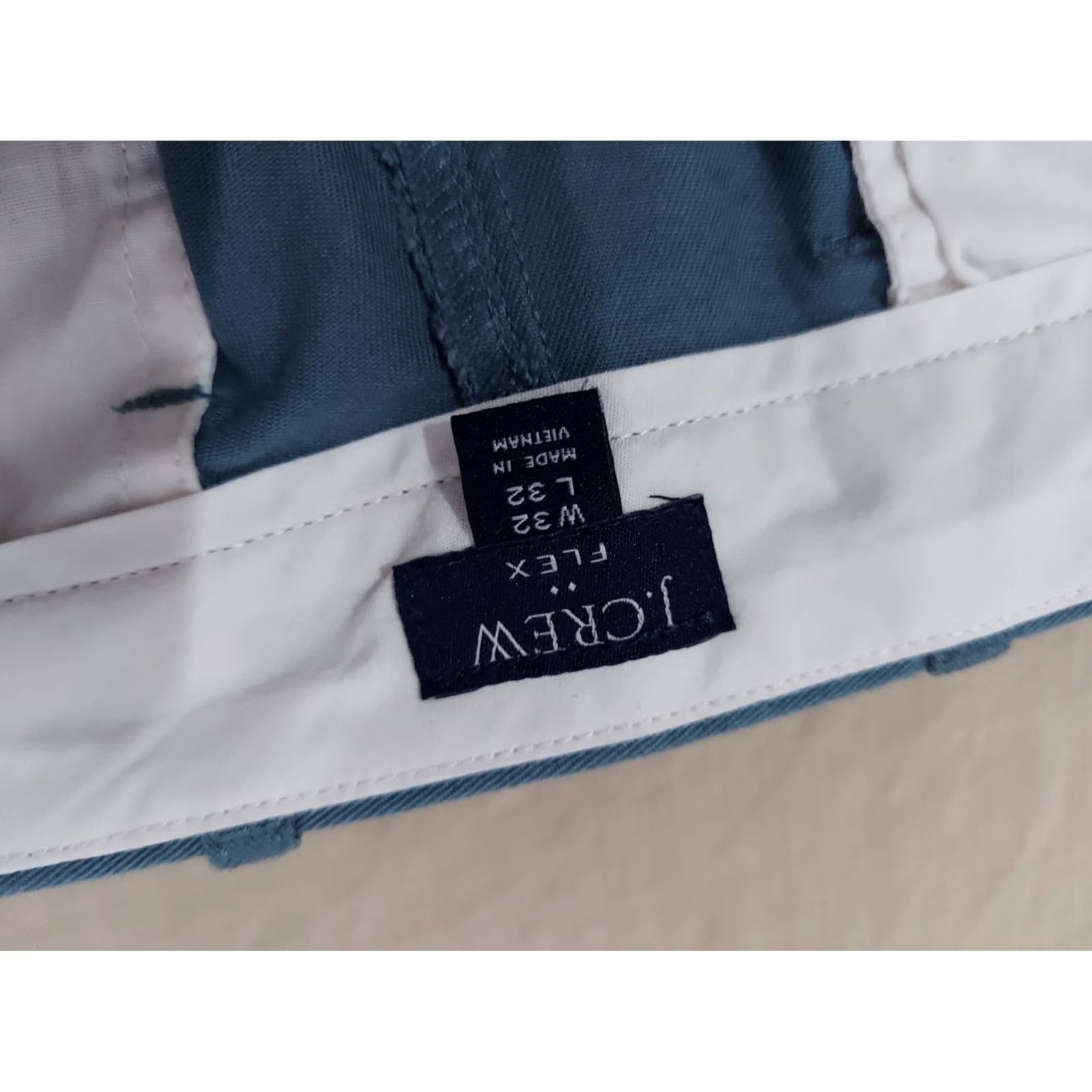 J.Crew J.CREW Pants Mens Khaki Blue Cotton Slim 32x32 Chino Trouser Slack Trousers Dress Pants Regular Size Mens Size US 32 / EU 48 - 3 Thumbnail