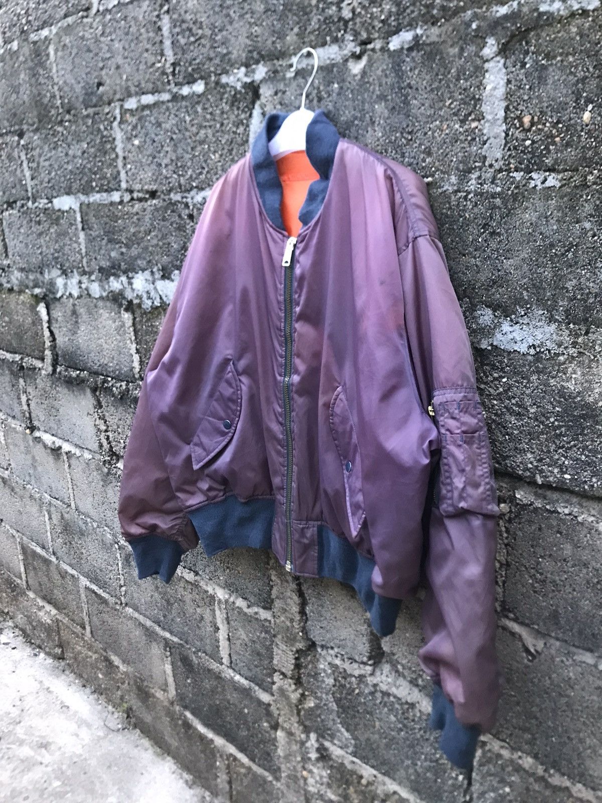 Japanese Brand × Vintage ⚡️Vintage Gavial Distressed Bomber Jacket Size US L / EU 52-54 / 3 - 3 Thumbnail