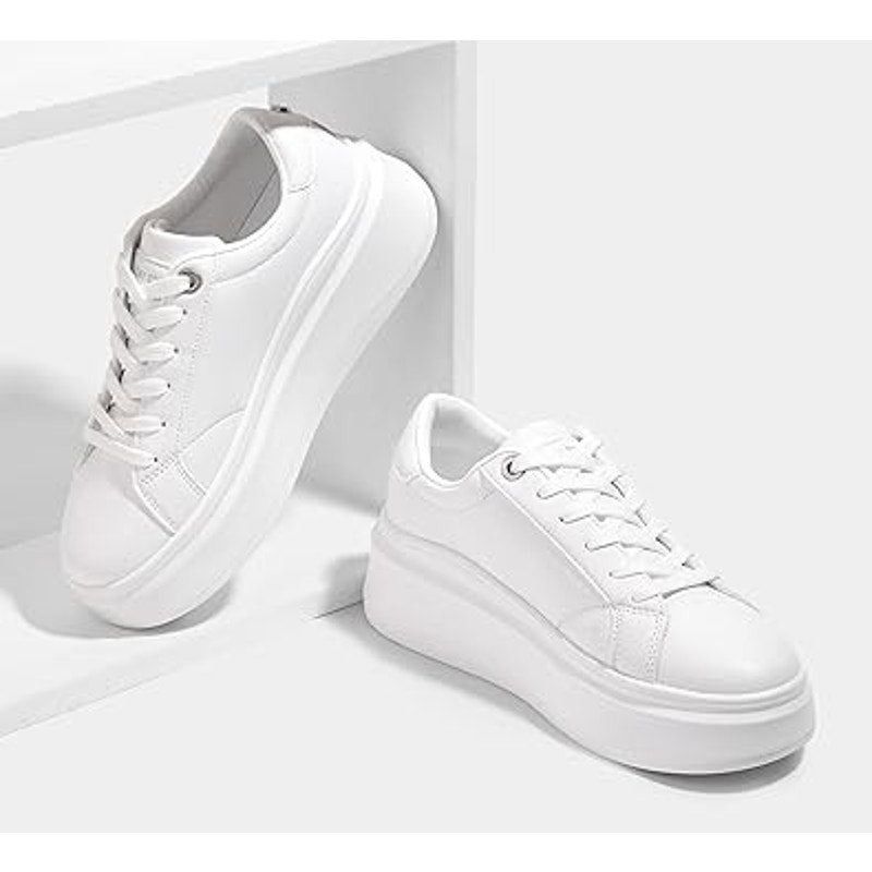 Other New Lucky Step Women's 6.5 Faux Leather Platform Sneakers Size US 6.5 / IT 36.5 - 5 Thumbnail