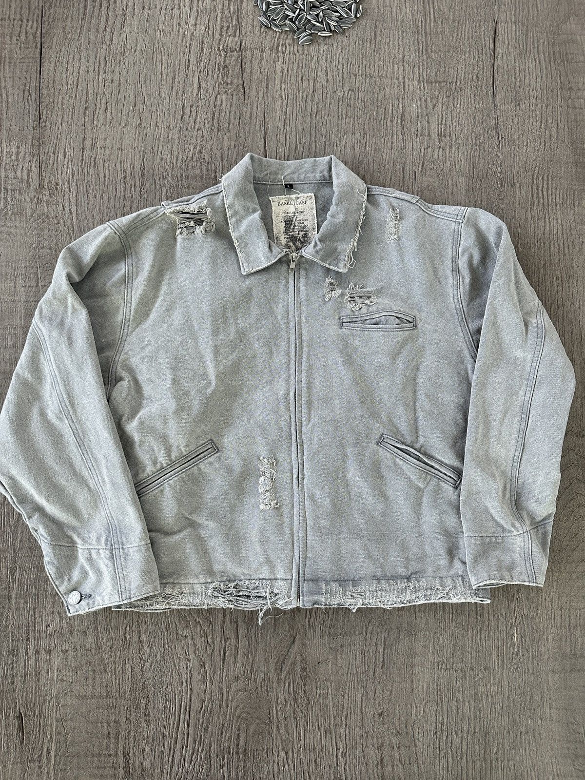 basketcase gallery Basketcase Gallery Breacher Denim Jacket | Grailed