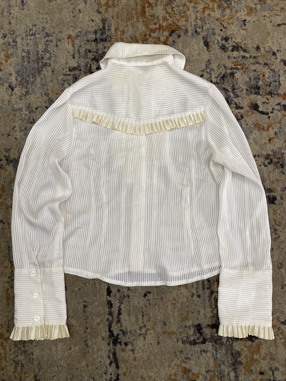 If Six Was Nine × Japanese Brand ISSEY MIYAKE YOHJI STYLE blouses alice & the pirates Size S / US 4 / IT 40 - 4 Thumbnail