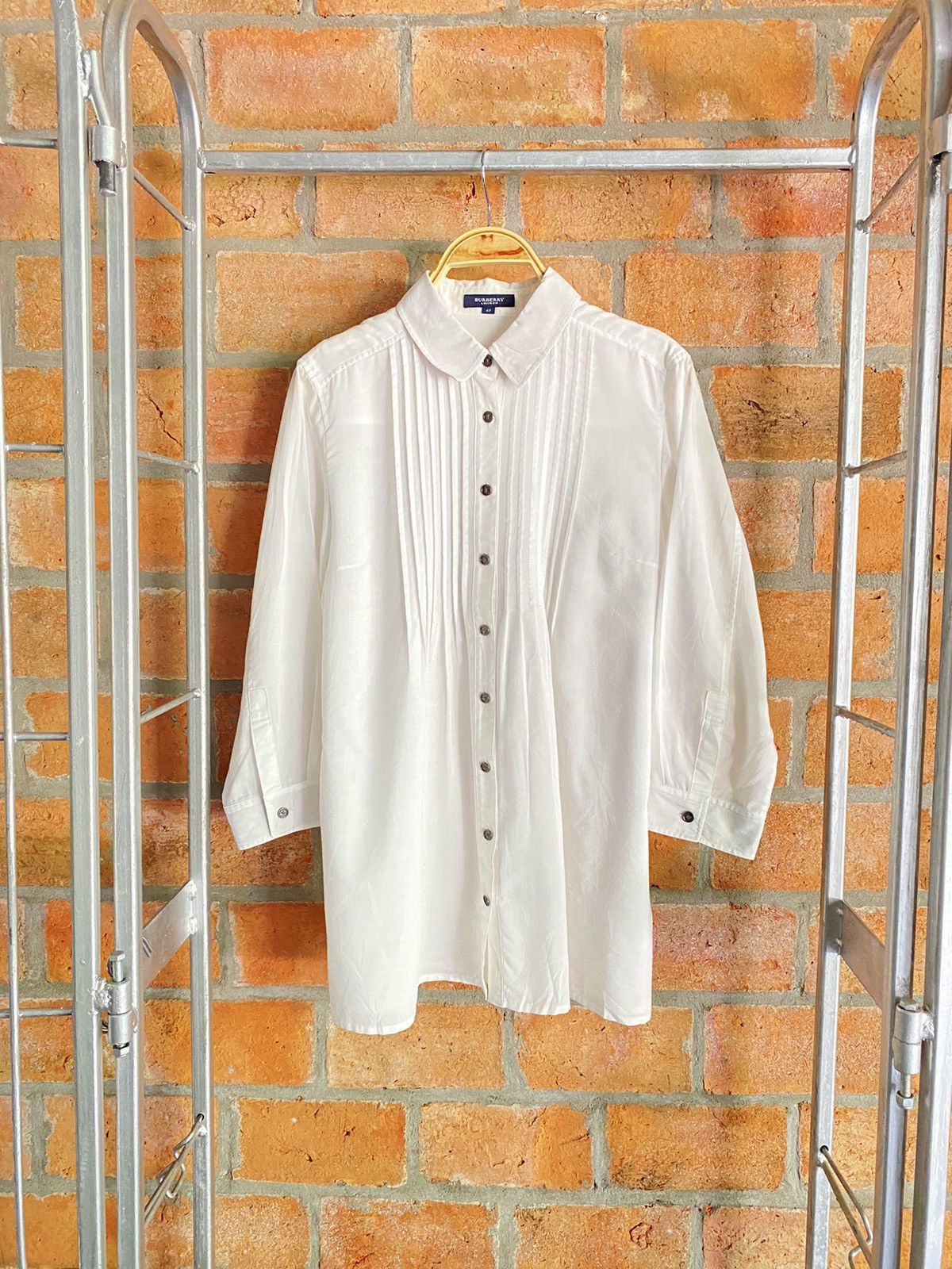Burberry Burberry white shirt Size S / US 4 / IT 40 - 1 Thumbnail