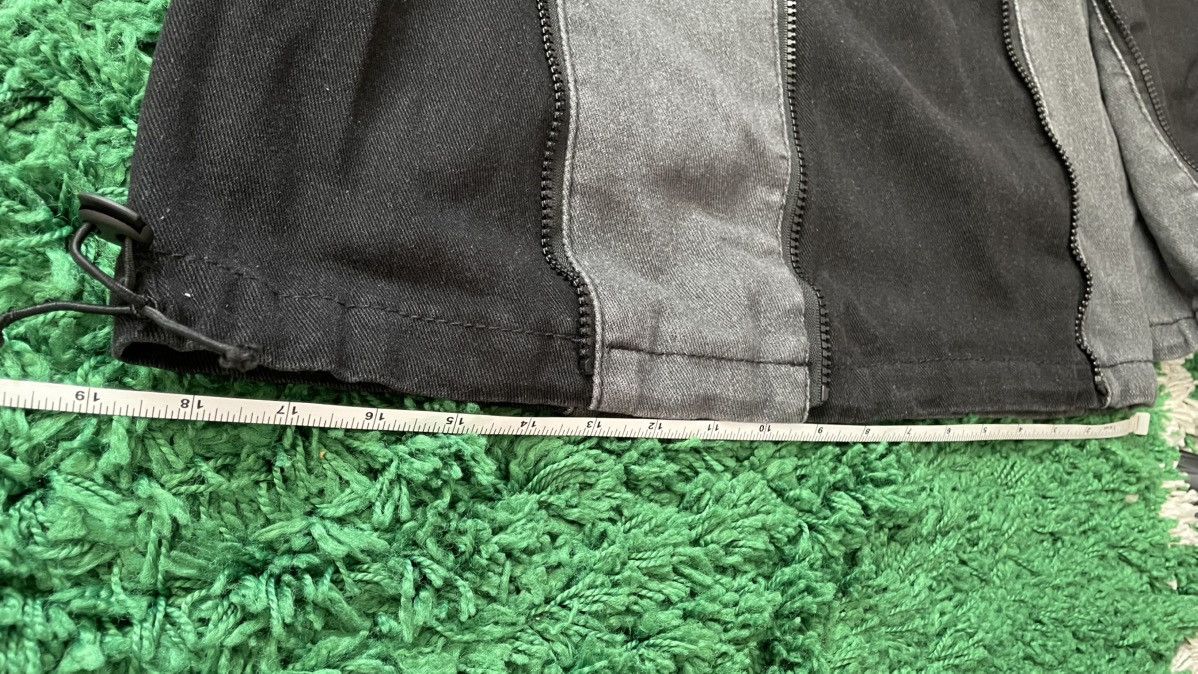 Vintage Flare baggy zipper jeans flared goth Size US 31 - 6 Thumbnail