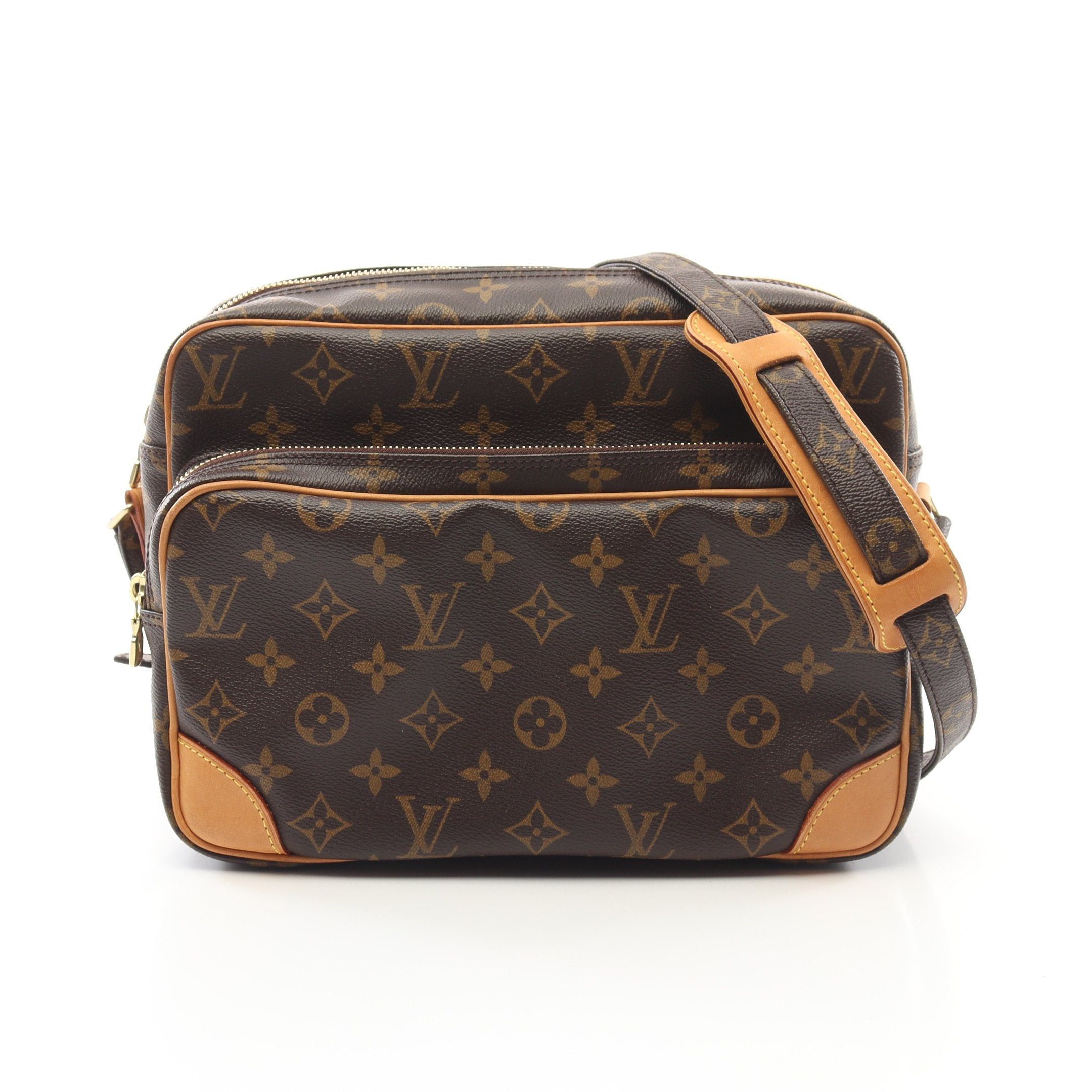 Louis Vuitton Louis Vuitton Nil Monogram Shoulder Bag Leather Brown Size ONE SIZE - 1 Thumbnail
