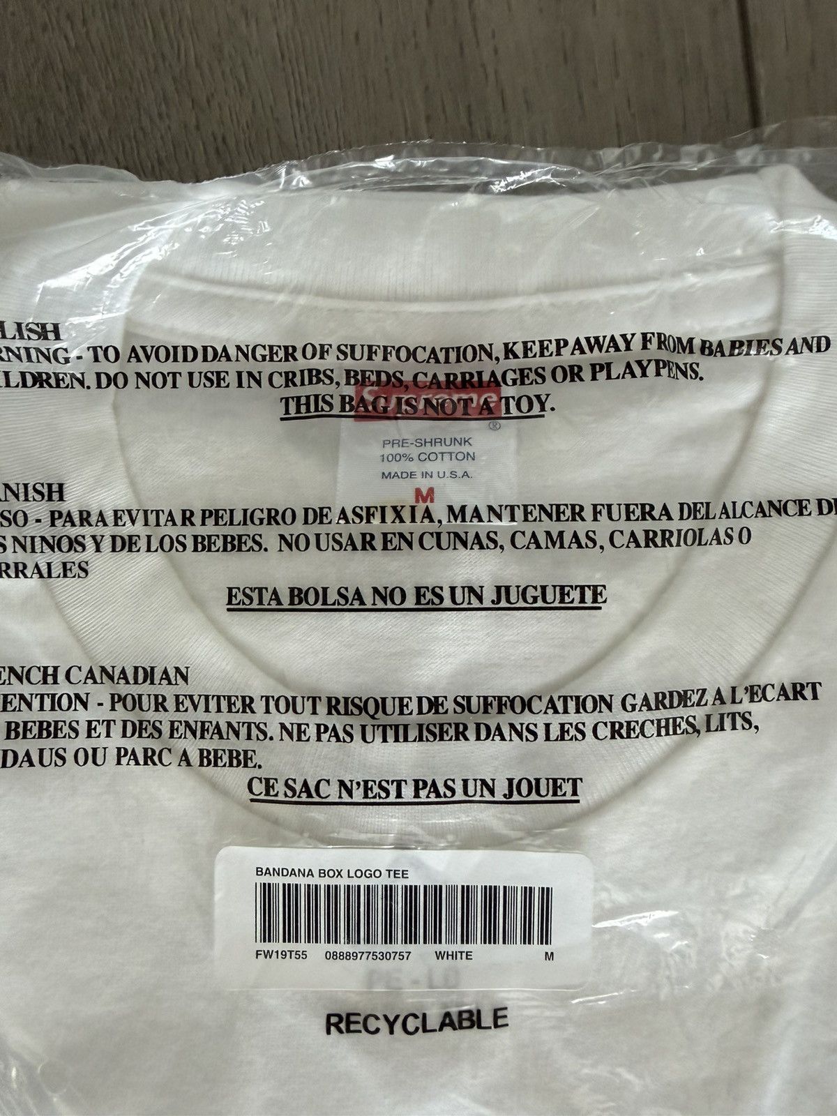 Supreme Supreme FW19 Bandana Box Logo Size US M / EU 48-50 / 2 - 2 Thumbnail