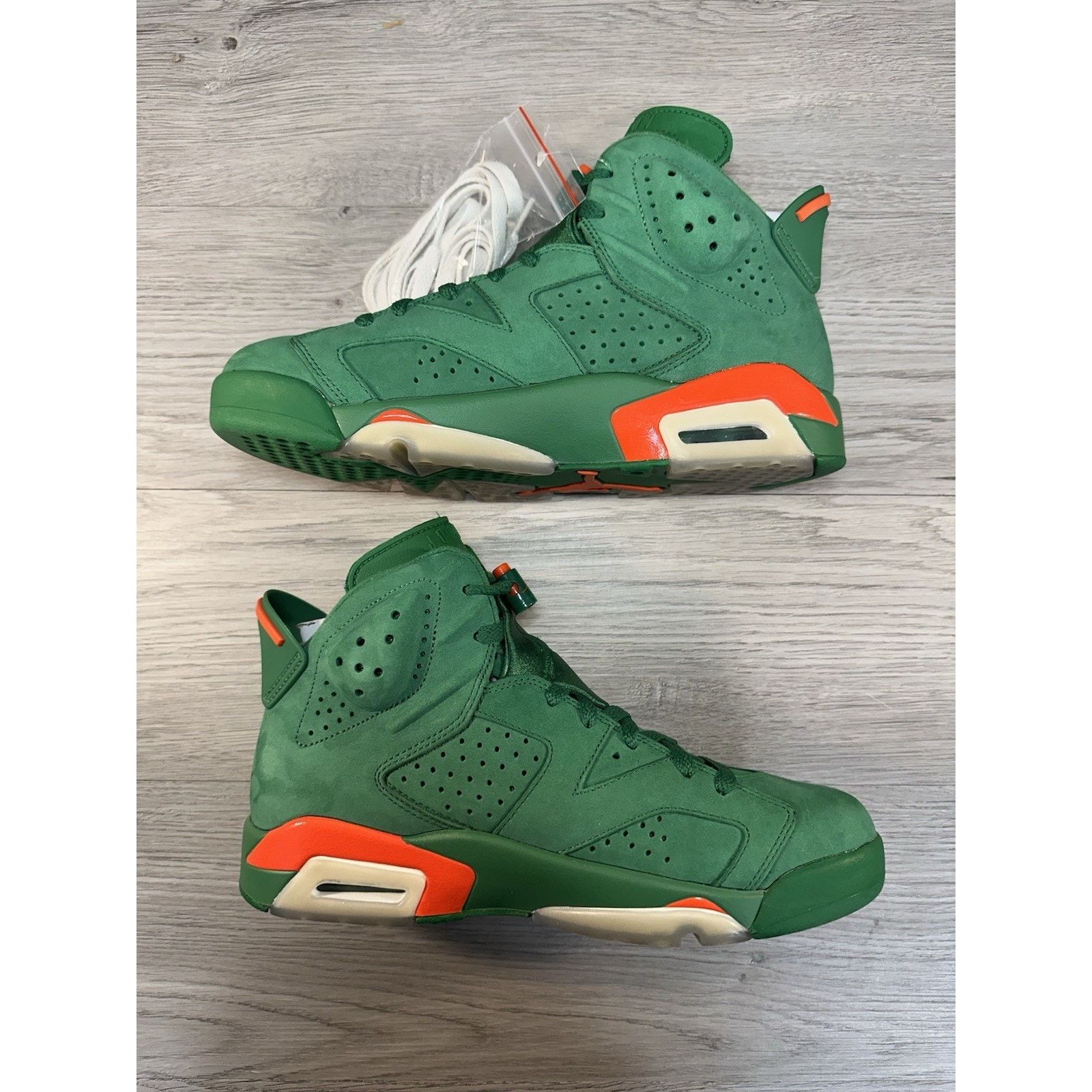 Jordan Brand Air Jordan 6 Retro NRG Green Suede Gatorade - Size 8 Size US 8 / EU 41 - 3 Thumbnail