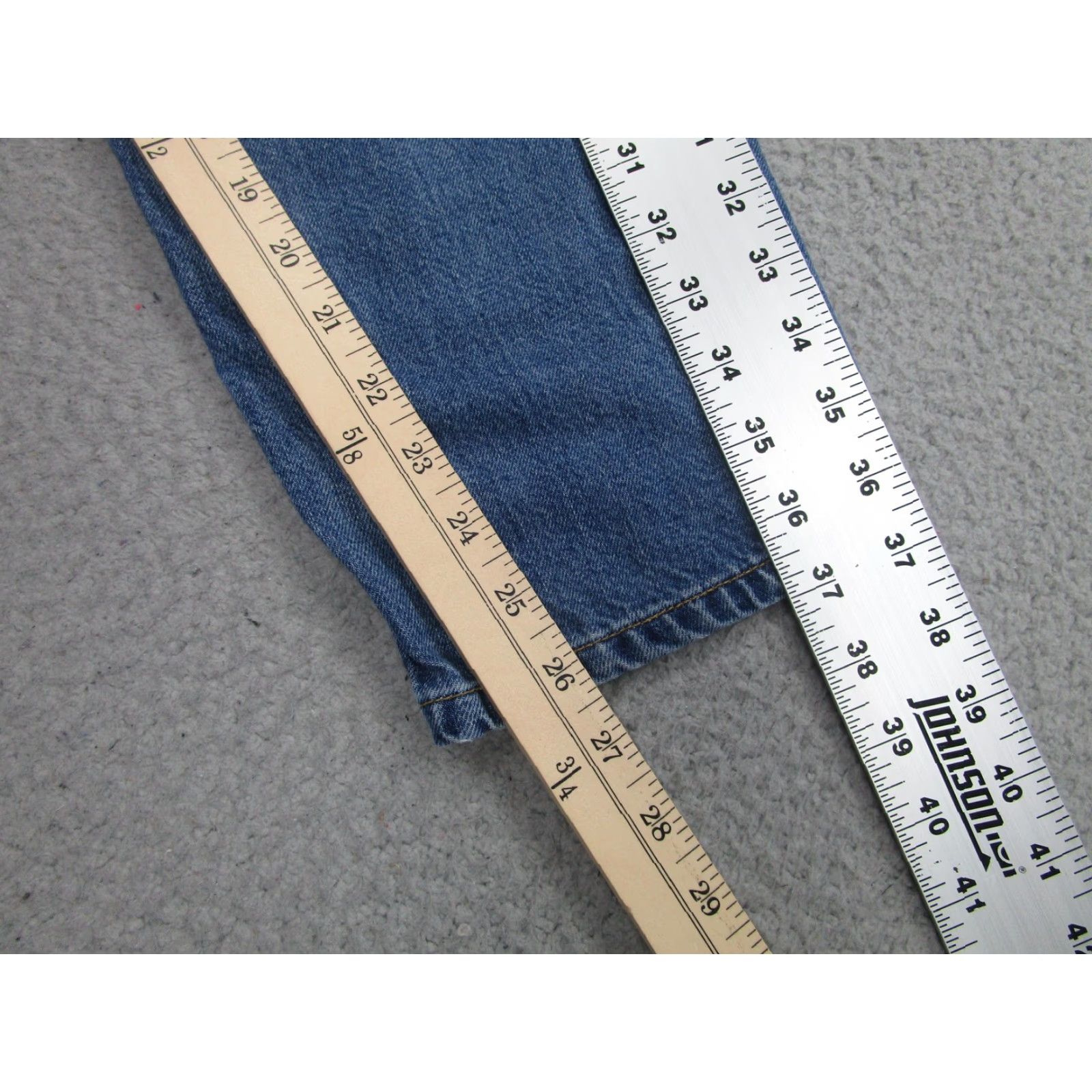 Everlane Everlane Jeans Womens 28 Blue The Summer Slouch High Rise Straight Distressed Size 28" / US 6 / IT 42 - 6 Thumbnail