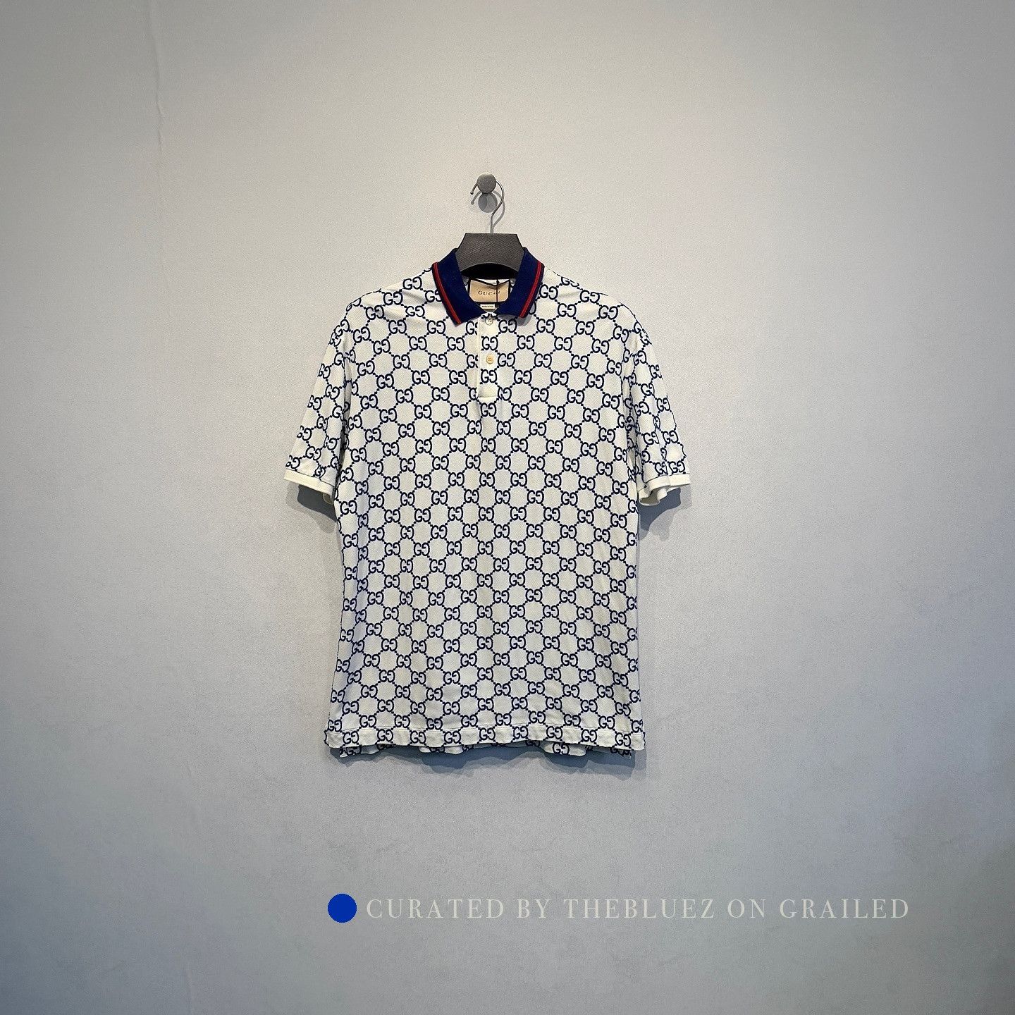 Gucci Classic Logo Polo Shirt in White Size US L / EU 52-54 / 3 - 1 Thumbnail