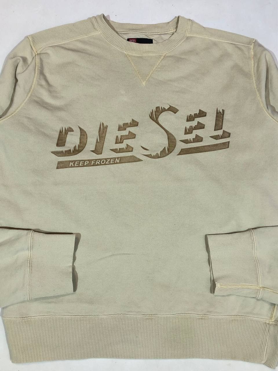 Diesel Diesel Keep Frozen Sweatshirt Vintage Size US XL / EU 56 / 4 - 3 Thumbnail