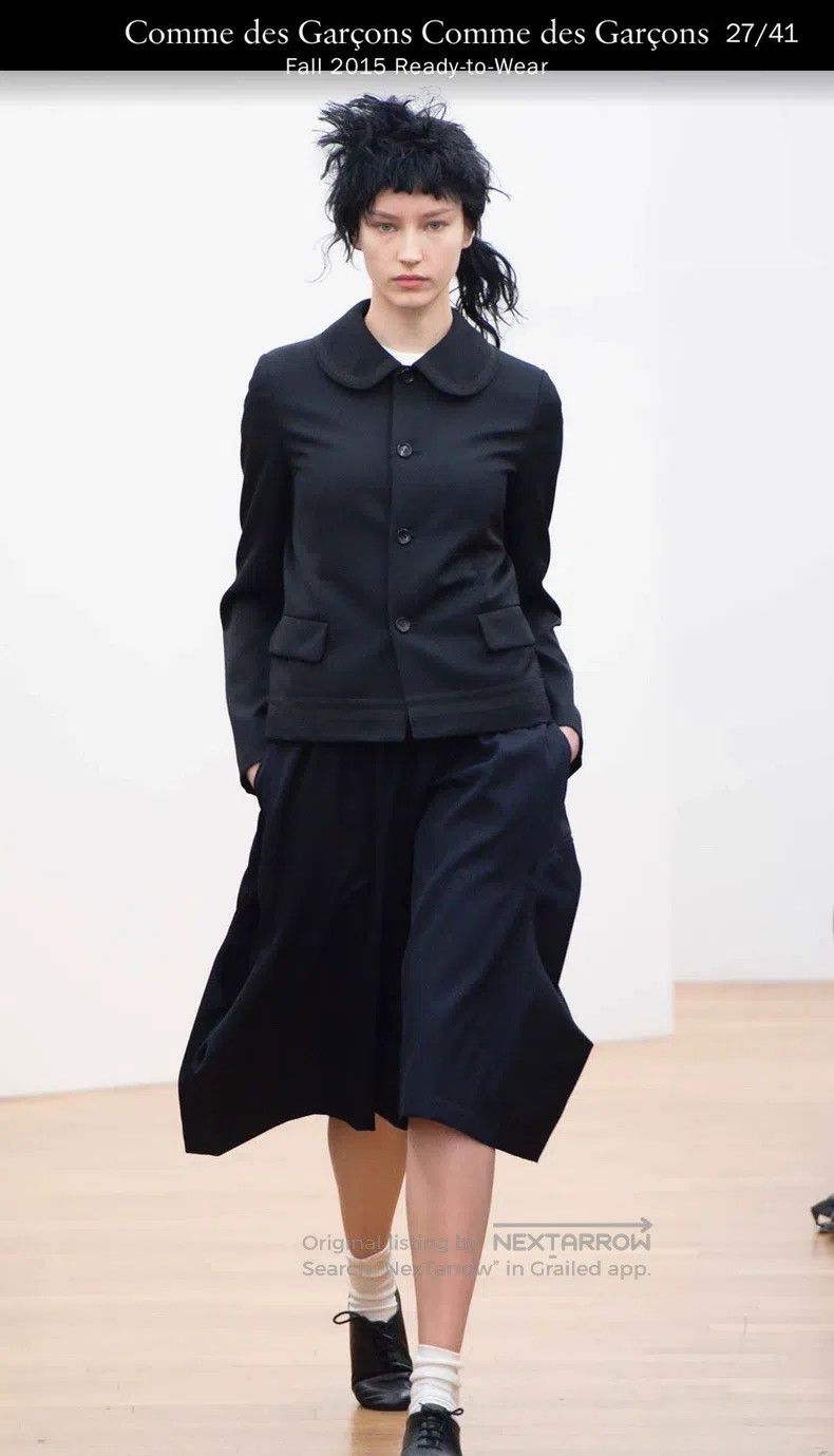Comme des Garcons Comme Des Garcons Navy collar top coat, size XS Size XS / US 0-2 / IT 36-38 - 1 Thumbnail
