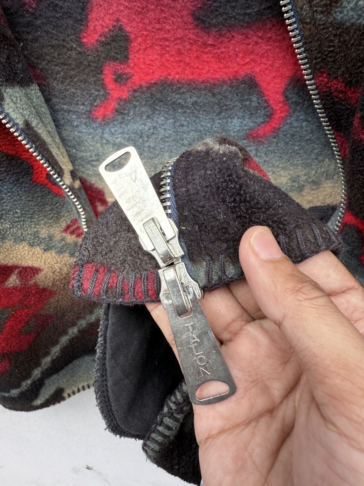 Rockmount Ranch Wear 1980s Rockmount RanchWear Native/Navajo AOP Big Talon Zipper Size US S / EU 44-46 / 1 - 10 Thumbnail