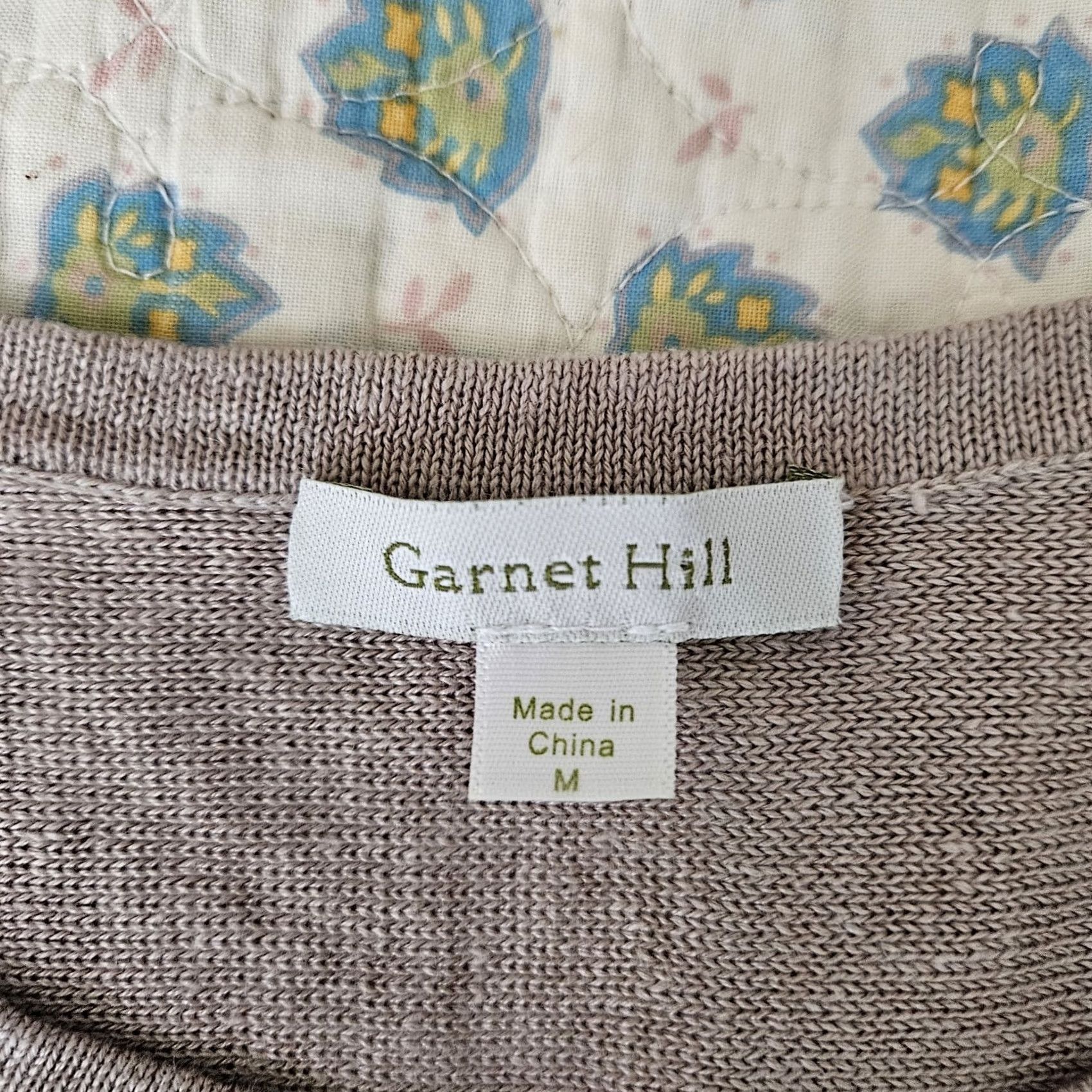 Vintage Garnet Hill Beige Linen Sweater Long Sleeve Pullover M Women's Size M / US 6-8 / IT 42-44 - 6 Thumbnail
