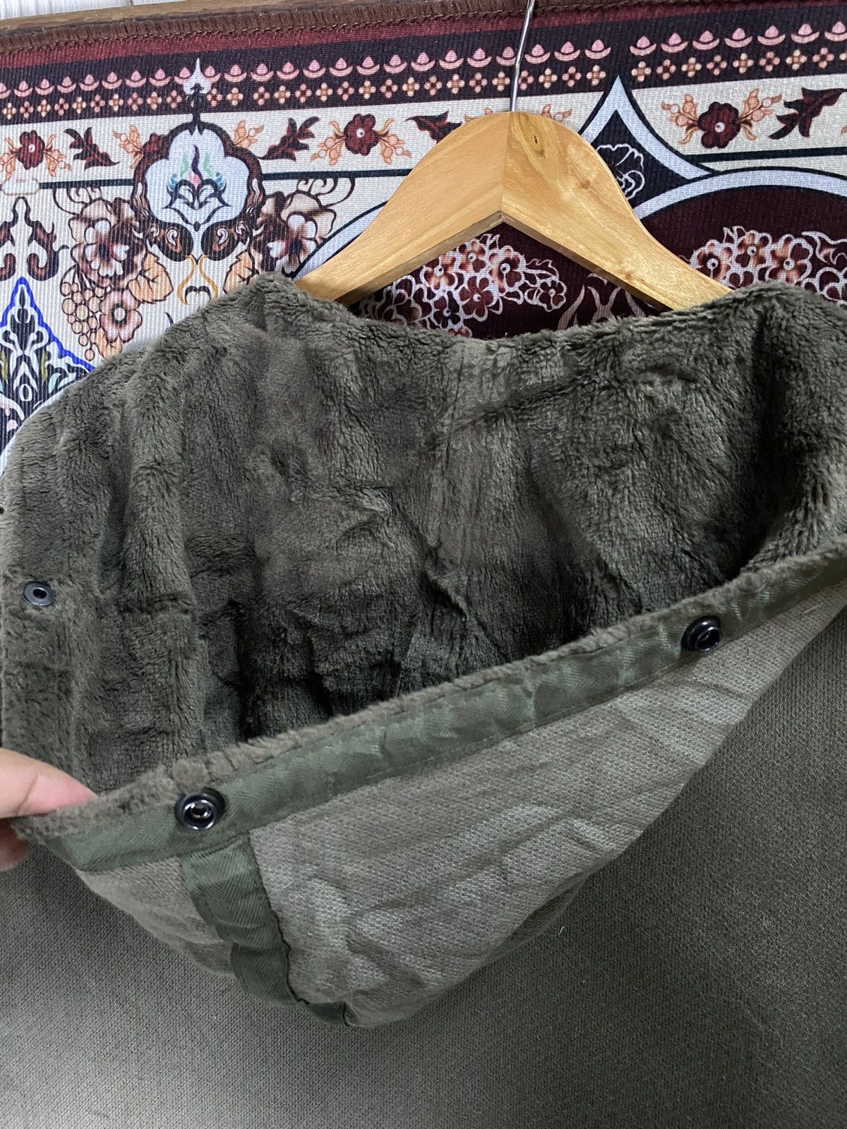 Vintage vintage 80s Feuchter Ringelai Sherpa Hooded Jacket Size US M / EU 48-50 / 2 - 9 Thumbnail
