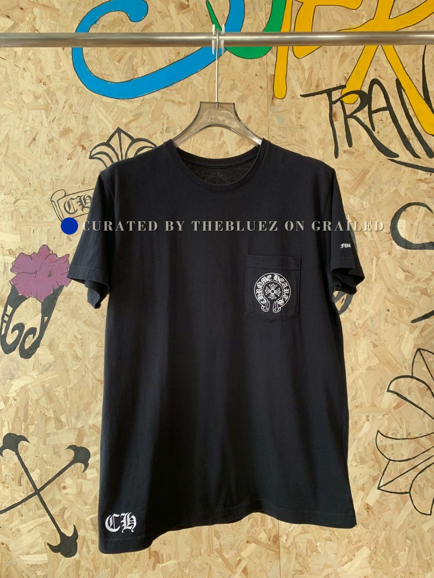 Chrome Hearts Chrome Hearts Hong Kong Limited Horseshoe Print T 
