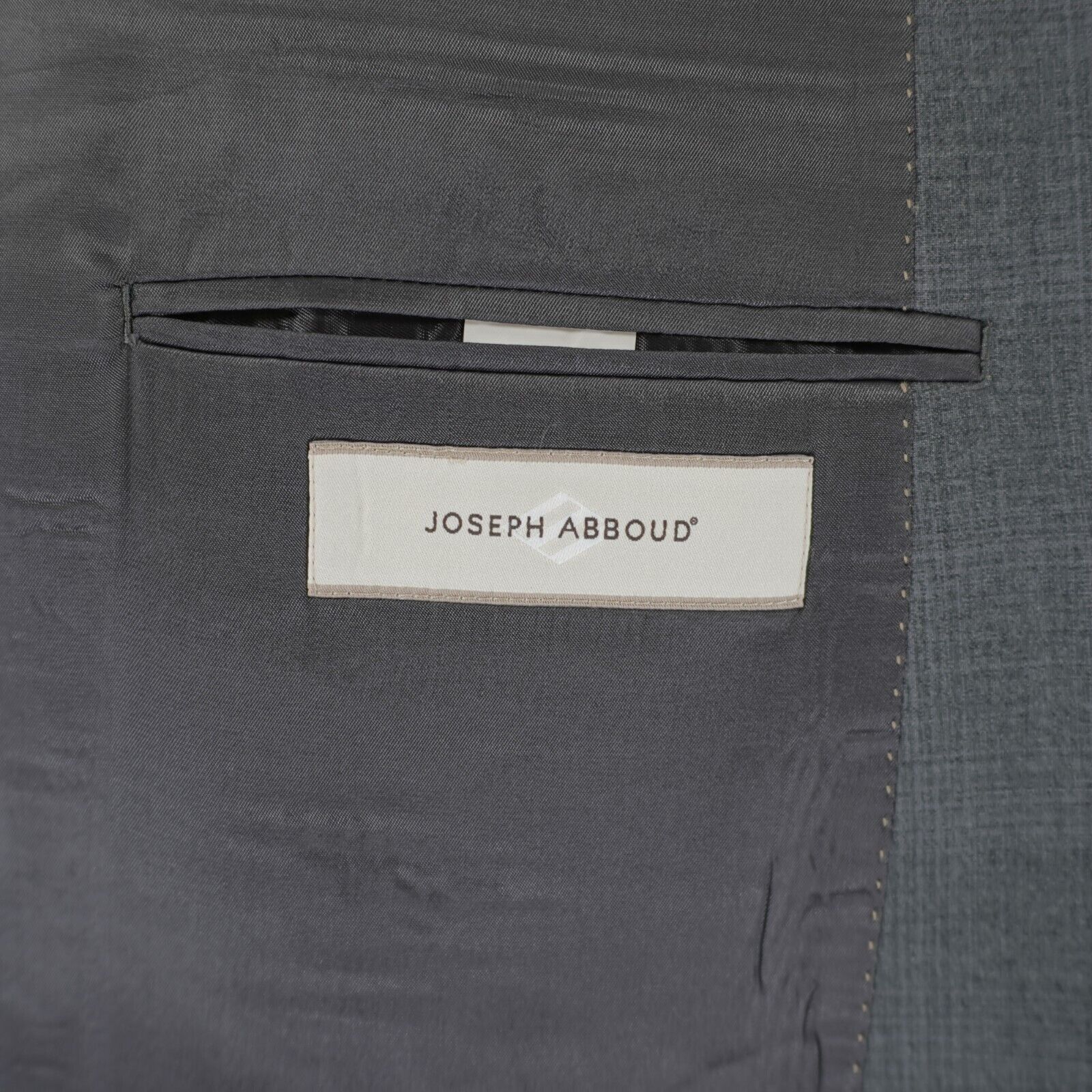 Joseph Abboud Joseph Abboud Wool Gray 2 Button Blazer 48L Tagged 50L Size 48L - 8 Thumbnail