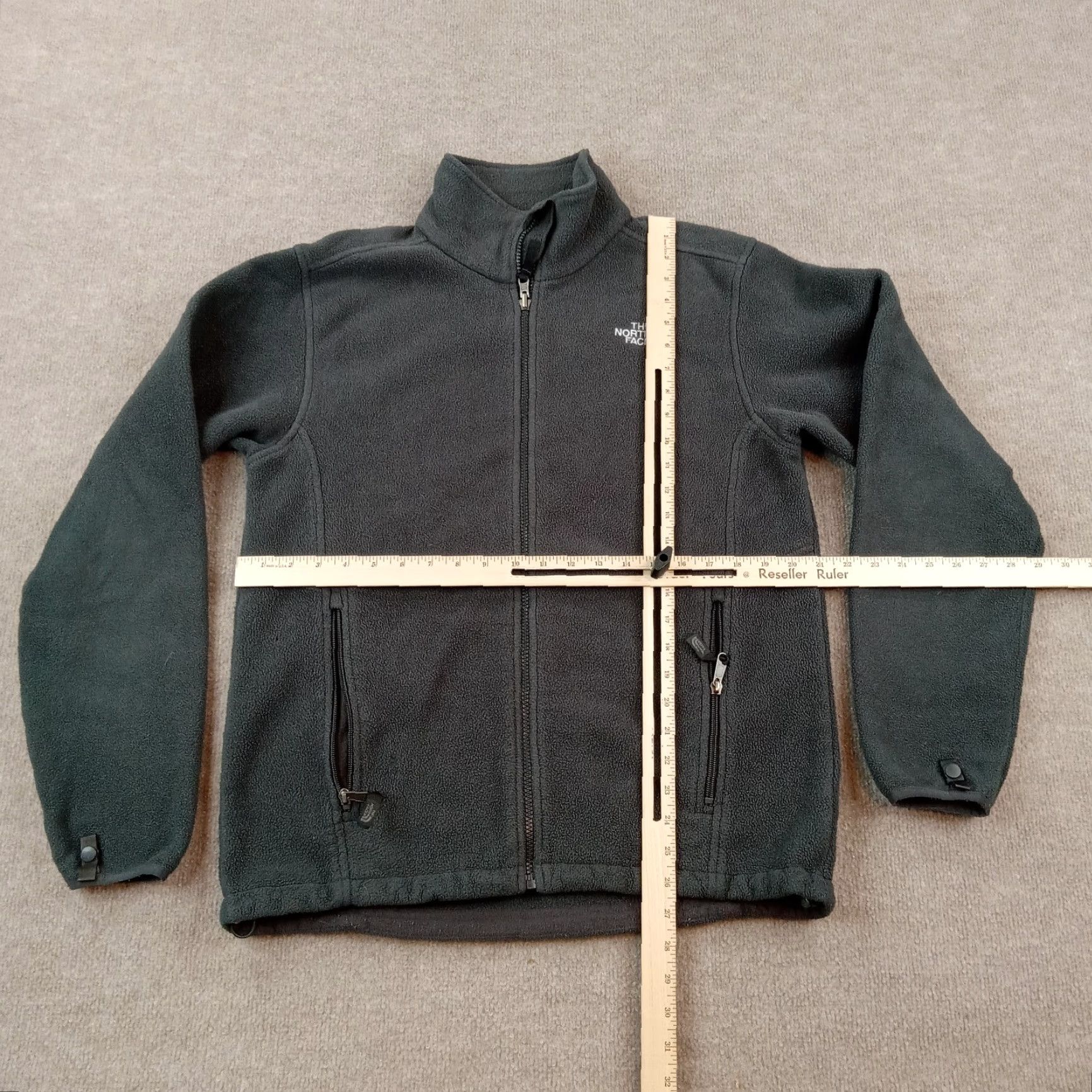 The North Face The North Face Mens Medium Gray Full Zip Fleece Jacket Outdoor Bomber Size US M / EU 48-50 / 2 - 2 Thumbnail