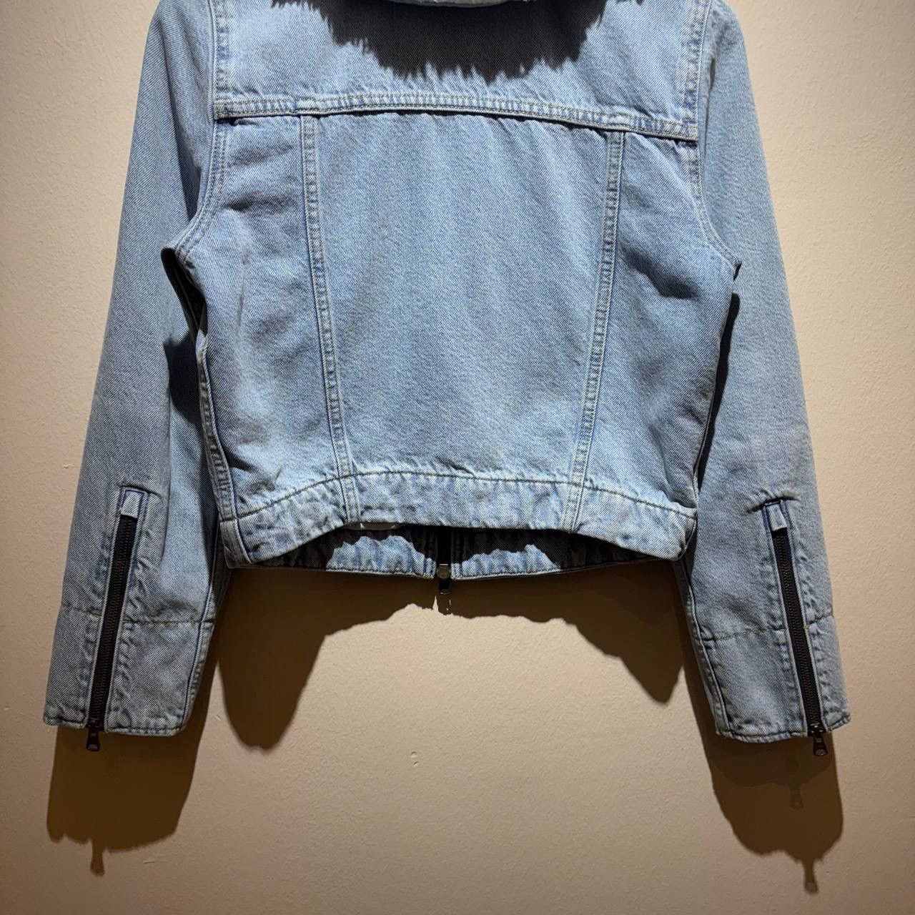 Levi's Vintage Clothing Levis Retro Sherpa Boxy Crop Denim Trucker Jacket Size US XS / EU 42 / 0 - 6 Thumbnail