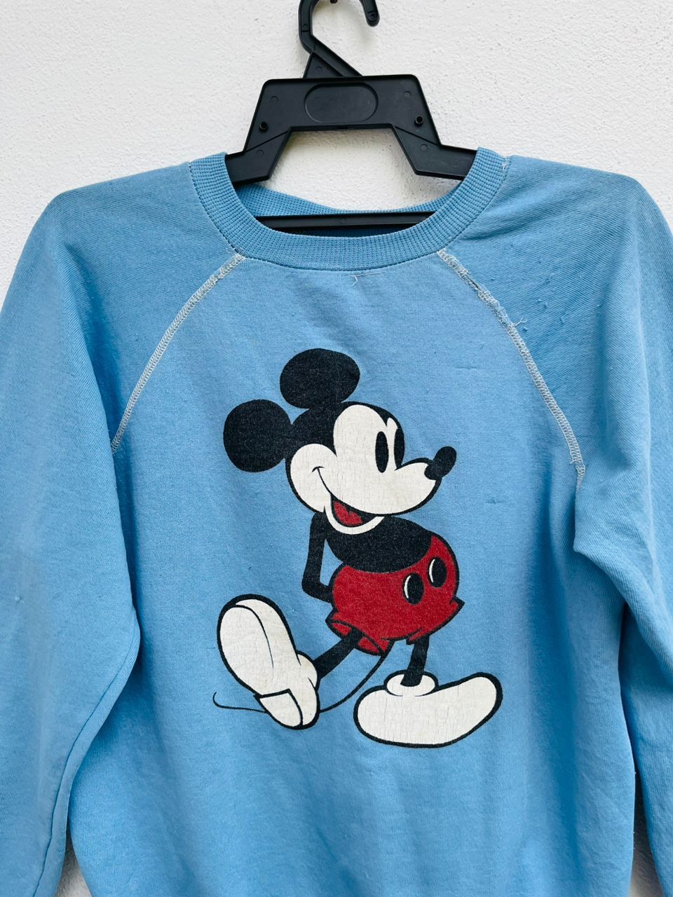 Mickey Mouse × Vintage Vintage 80s Mickey Mouse Sky Blue Streetwear Fashion Size US S / EU 44-46 / 1 - 3 Thumbnail