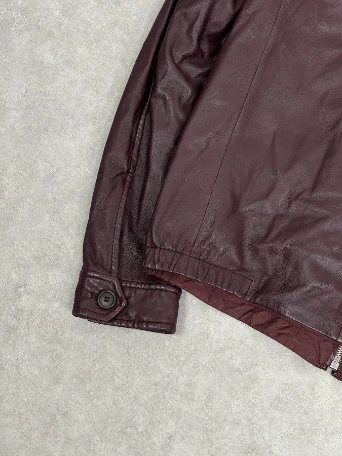 Prada AW2013 Prada Burgundy Leather Reversible Premium Jacket Size US S / EU 44-46 / 1 - 10 Thumbnail