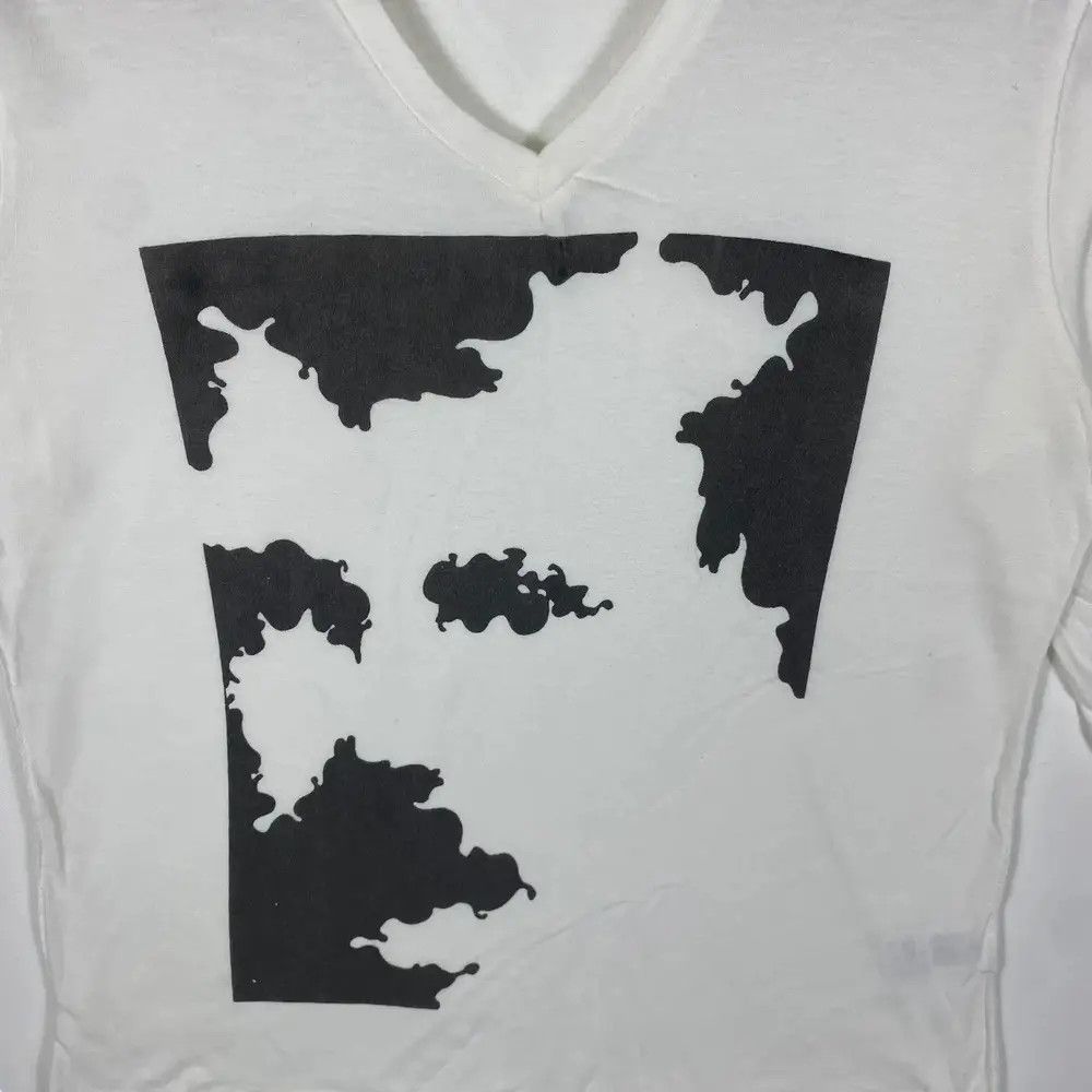 Japanese Brand HEALTH Erima Design Graphic V-Neck 3q Sleeve Tee Shirt Size US XXS / EU 40 - 2 Thumbnail