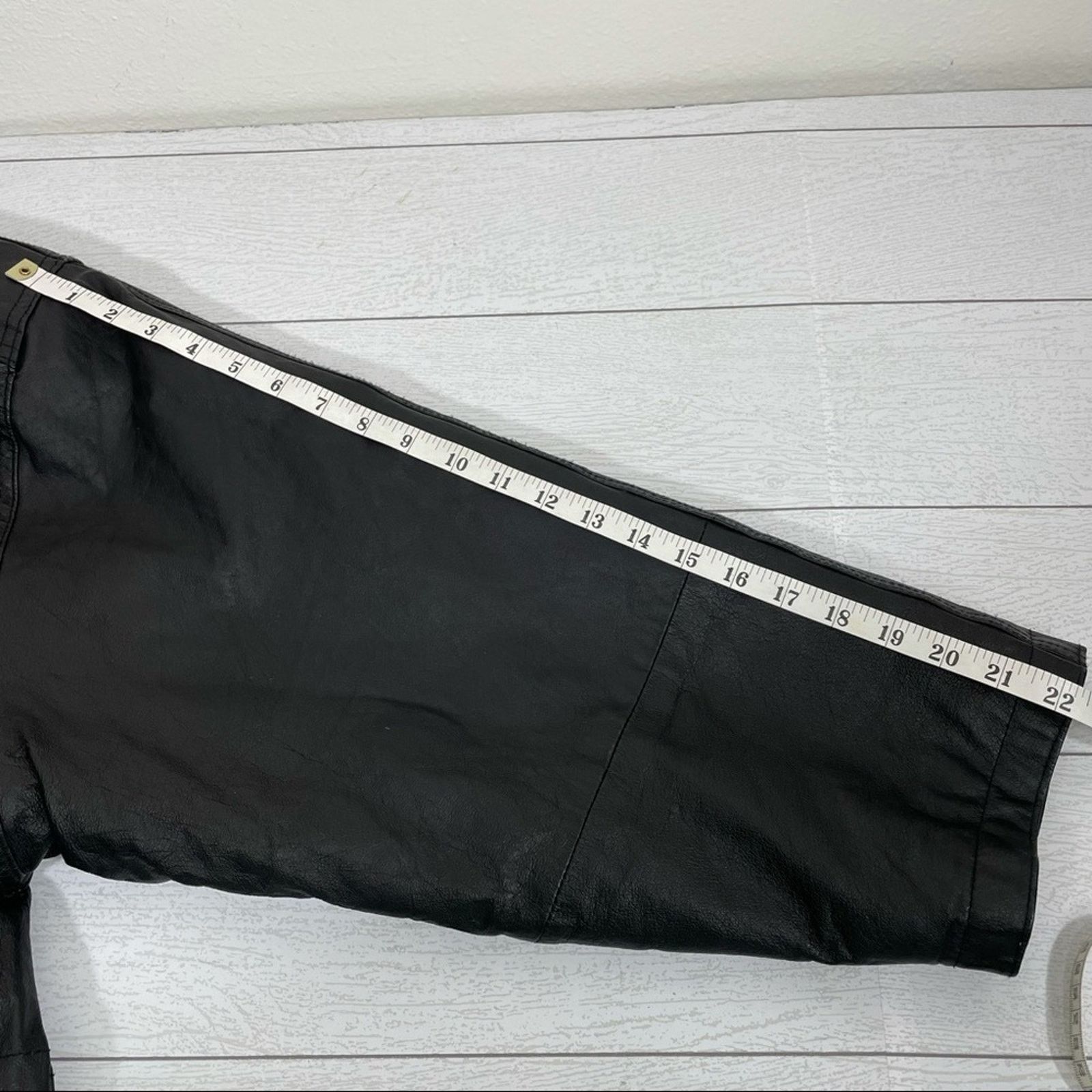 Other FASHION ELEMENTS Leather Coat Black Size Large Size US L / EU 52-54 / 3 - 7 Thumbnail