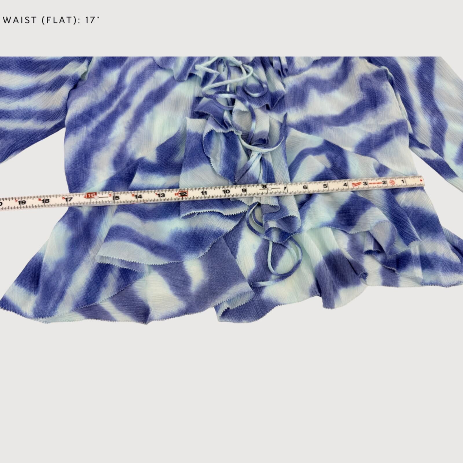 Rails Rails Nicoletta Watercolor Ruffle Tie Blouse S Size S / US 4 / IT 40 - 8 Thumbnail