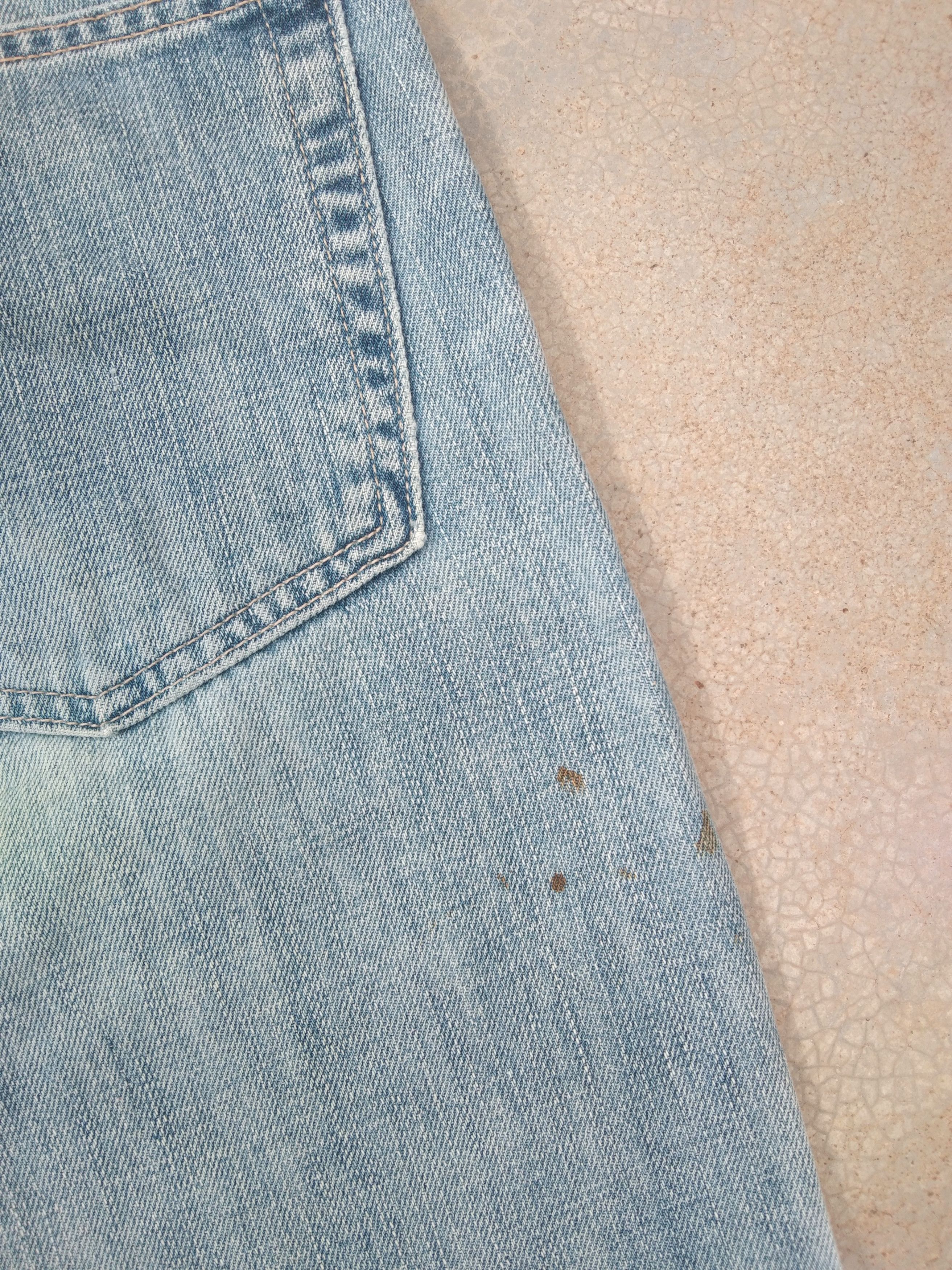 Japanese Brand Vintage Gap Boot Cut Faded Blue Flared Jeans 32x30 Size US 32 / EU 48 - 3 Thumbnail