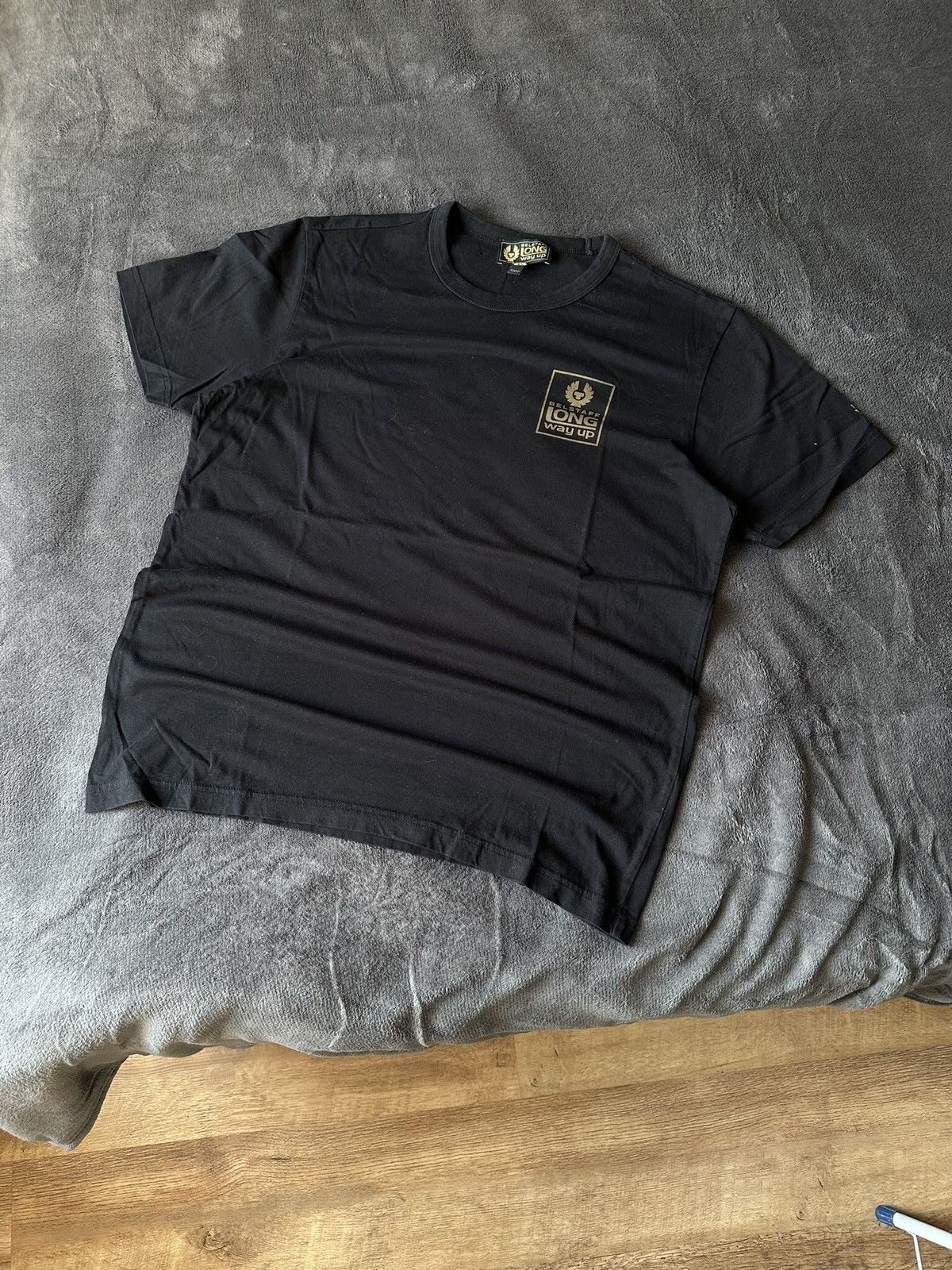 Belstaff × Vintage Vintage Belstaff T Shirt Tee Logo Black Size US M / EU 48-50 / 2 - 1 Thumbnail