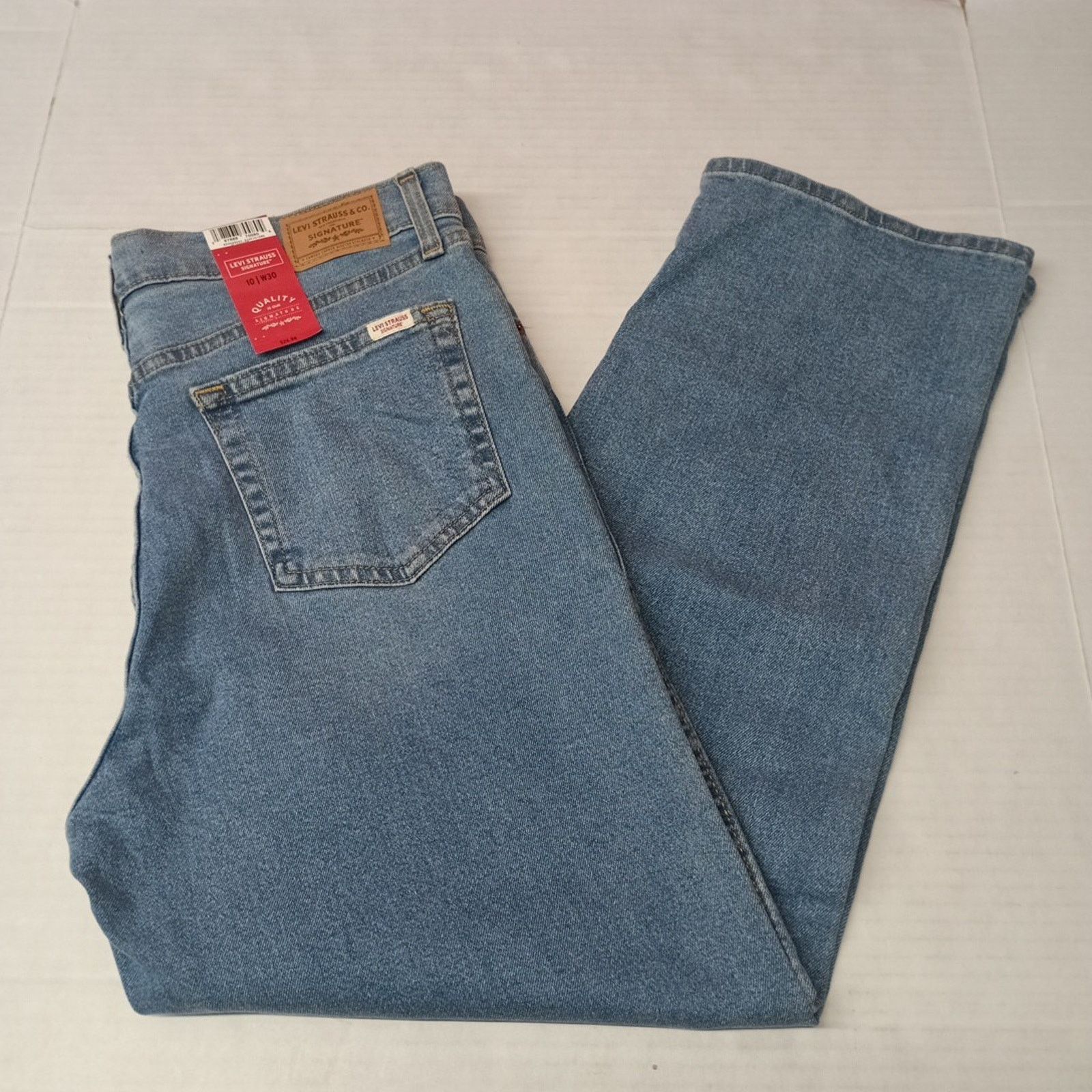 Levi's Levi Strauss Women’s Straight Jeans 10 30x27 Blue High Rise Size 32" / US 10 / IT 46 - 1 Thumbnail