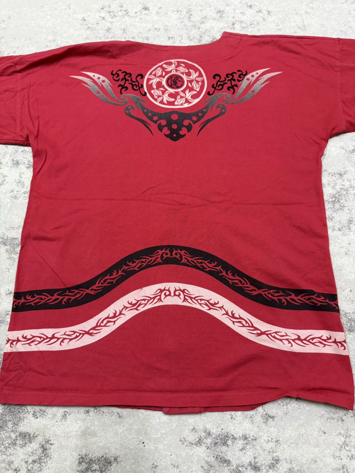 Japanese Brand Vintage No wave no life sukajan button up shirt Size US S / EU 44-46 / 1 - 14 Thumbnail