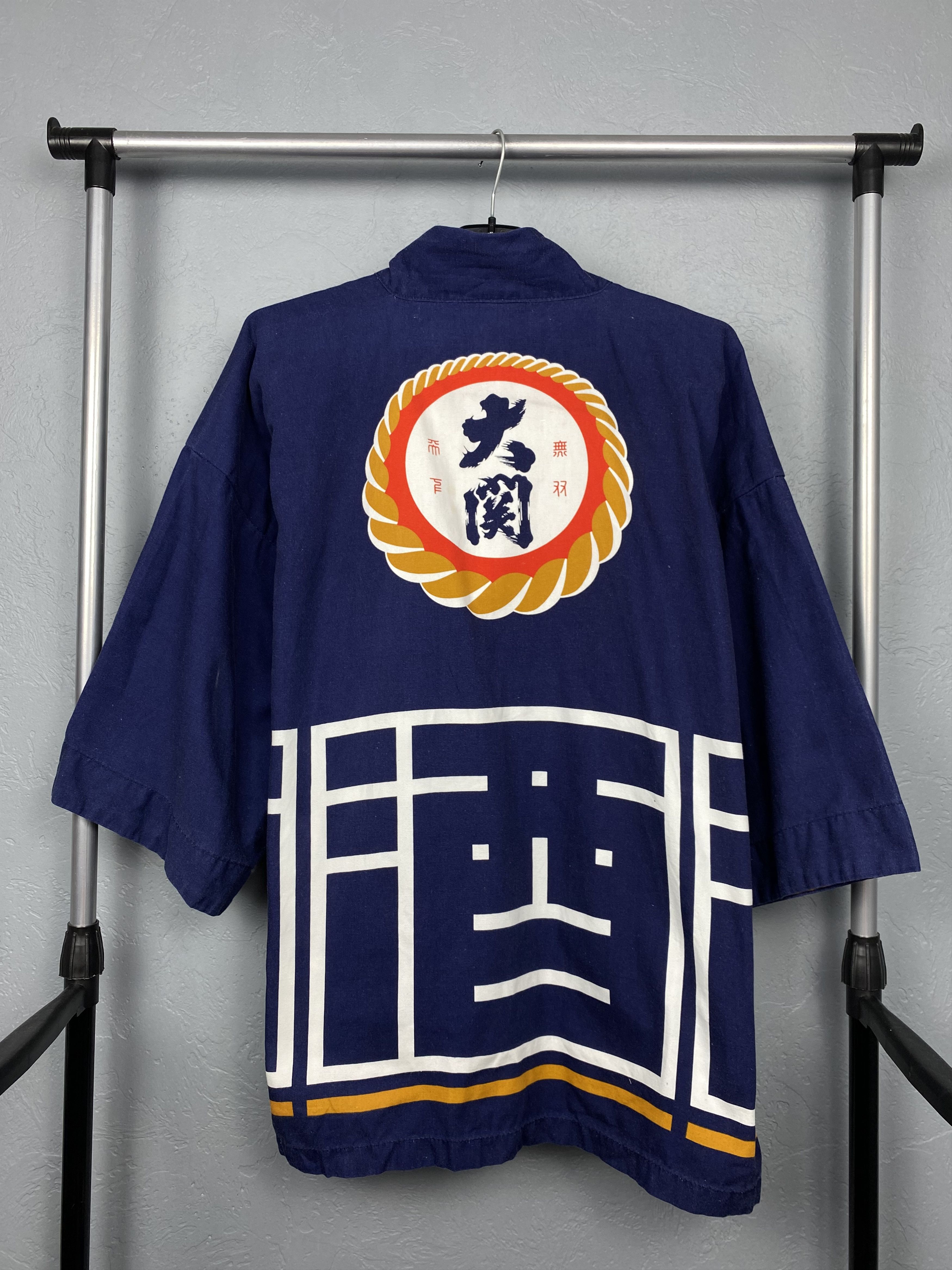 Japanese Brand Japanese Traditional Indigo Kimono Shirt Cardigan Size US L / EU 52-54 / 3 - 1 Thumbnail