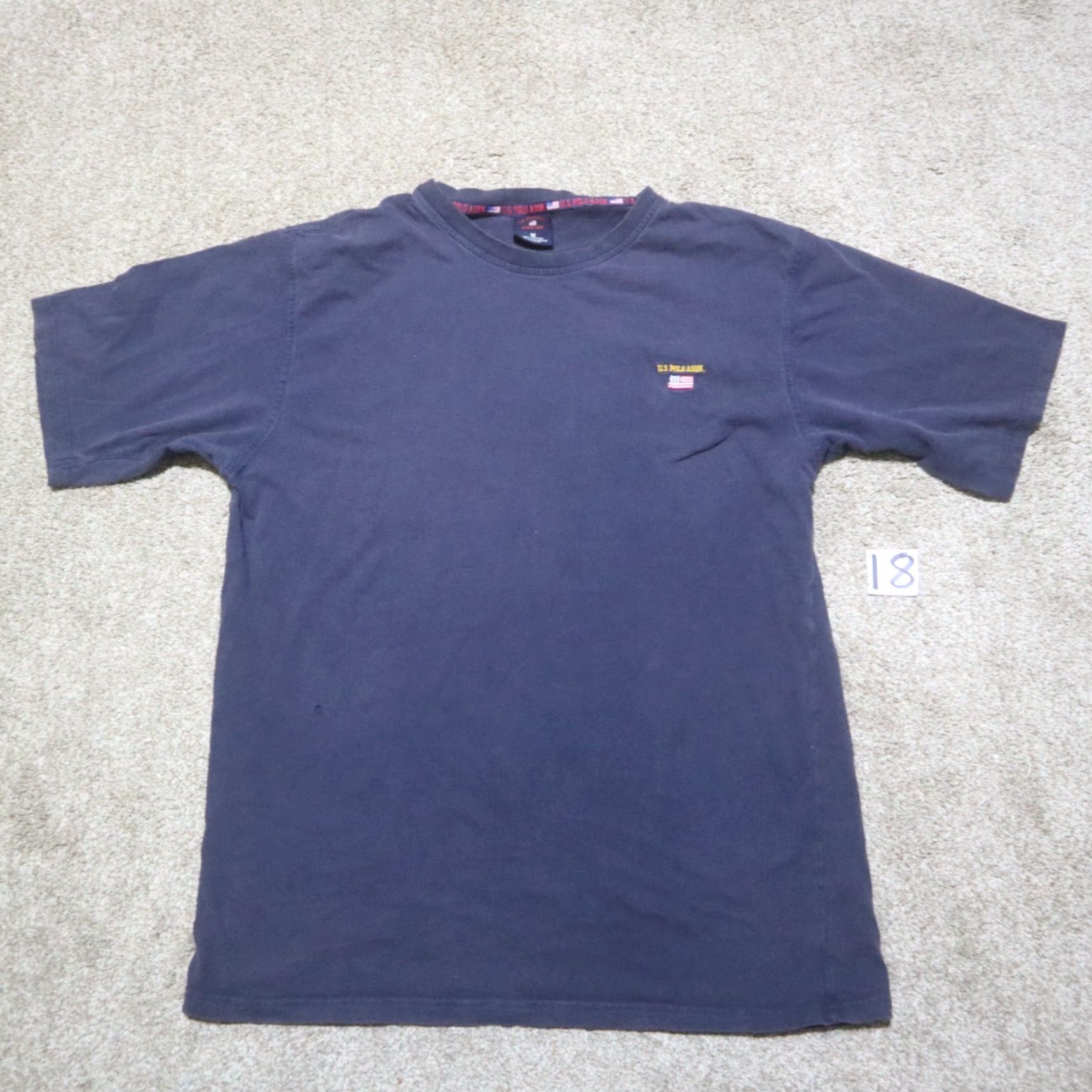 Vintage VINTAGE US Polo Assn T-Shirt Adult Medium Blue Logo Embroidered Short Sleeve Cotton Spandex Size US M / EU 48-50 / 2 - 2 Thumbnail