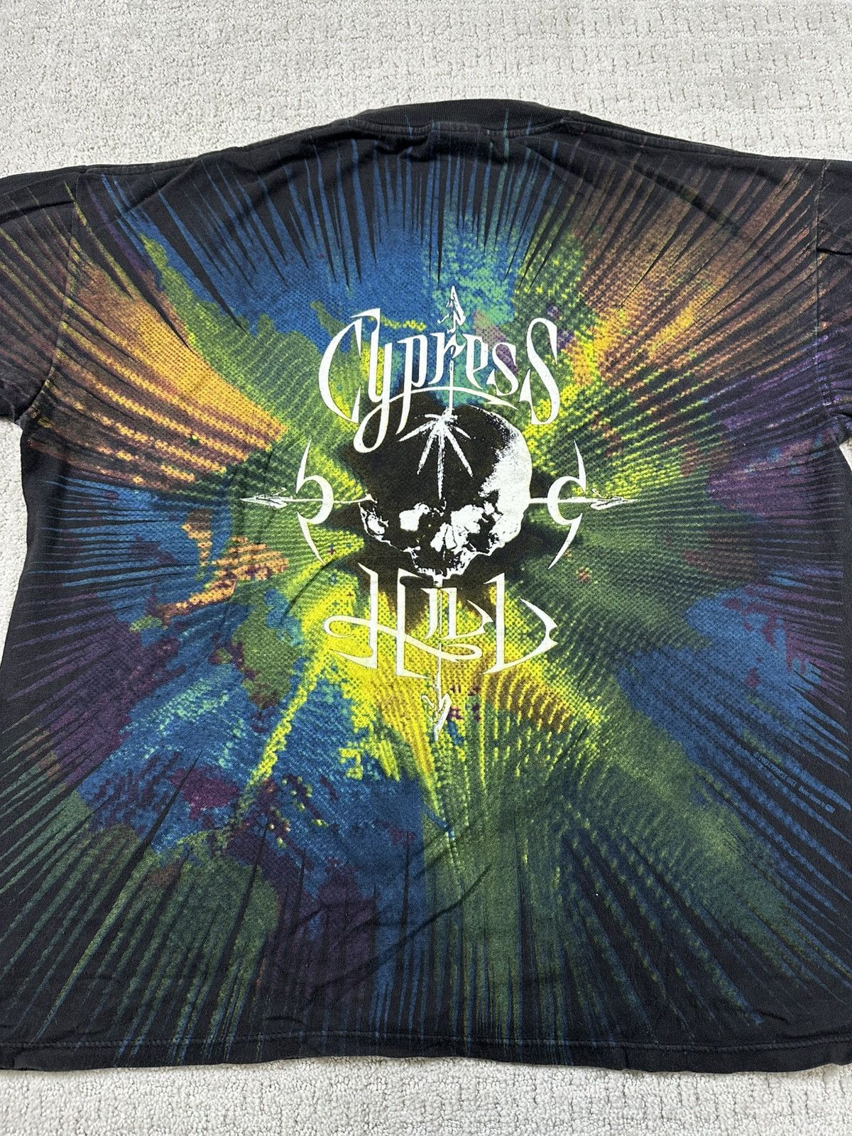 Band Tees Vintage Rare Cypress Hill Skull Rap Tee Size US XL / EU 56 / 4 - 4 Thumbnail